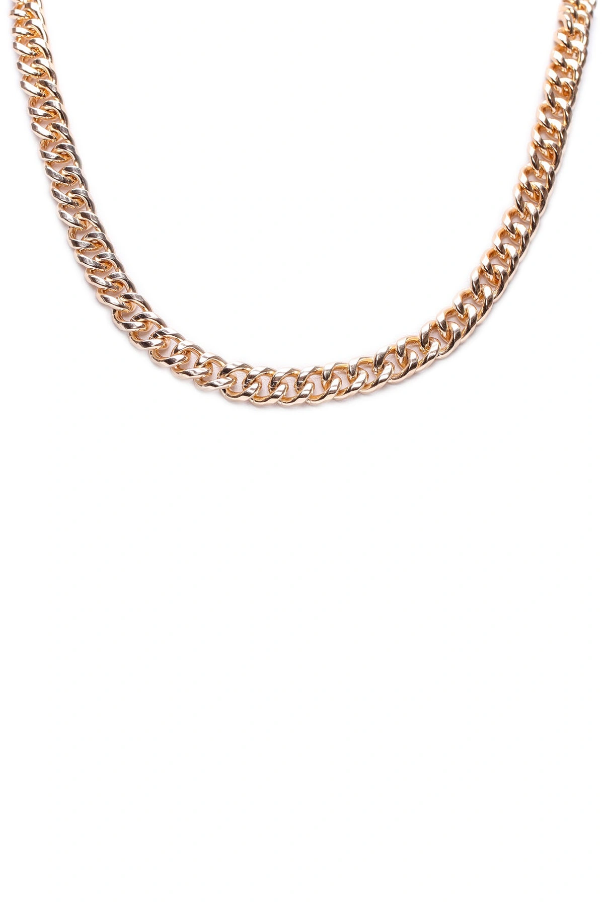 Gabriella Cuban Link Necklace - Gold — Dourado