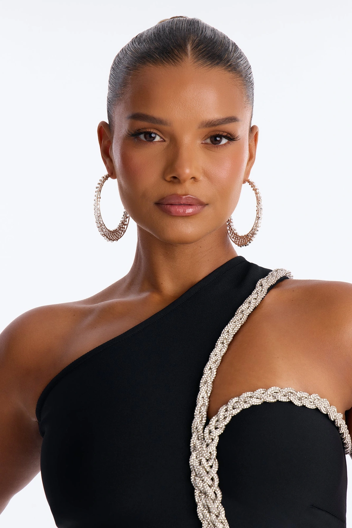 Time To Shine Hoop Earrings - Silver — Prateado