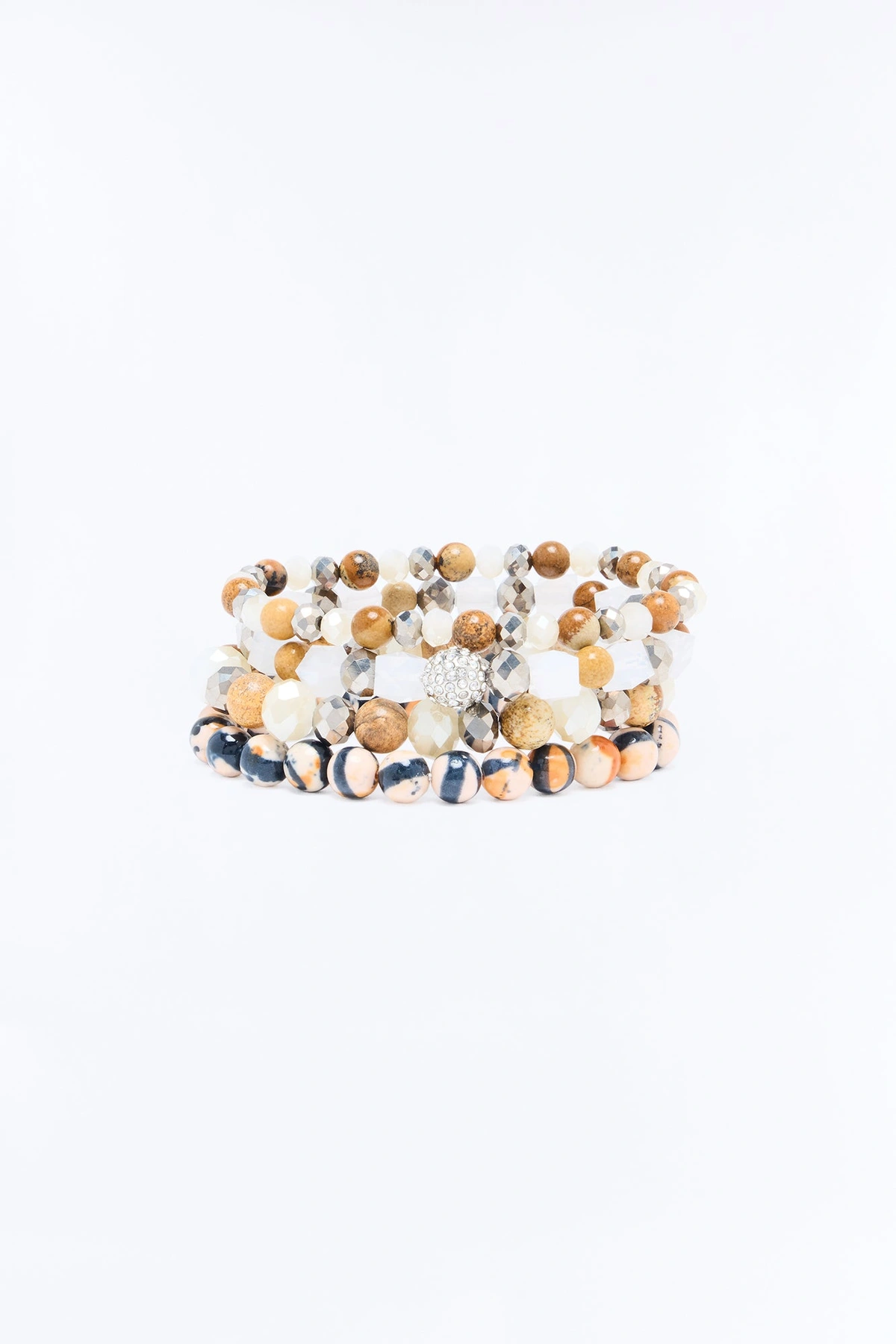 Nikki 4 Piece Bracelet Set - Multi Color — Multicolor