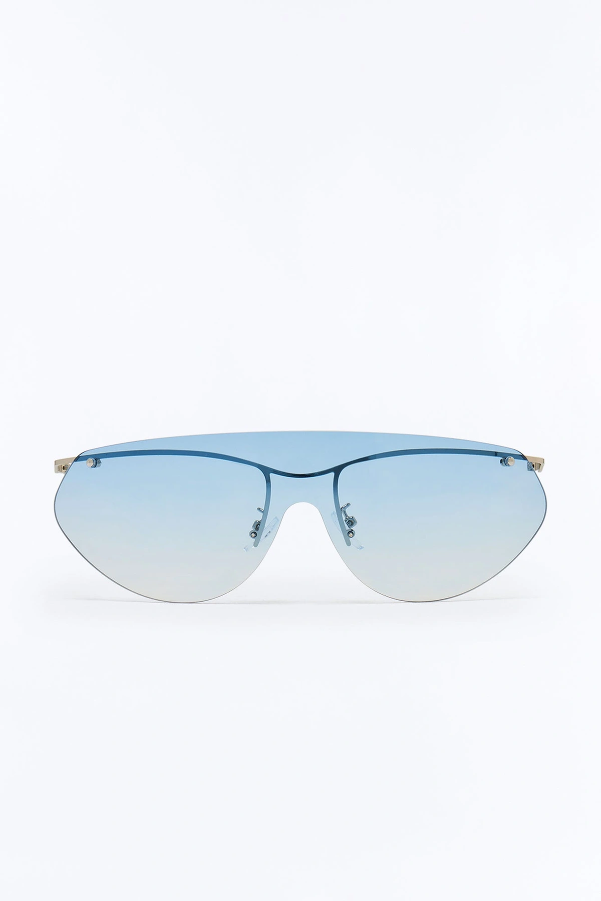 Coastline Vision Shield Sunglasses - Silver/Blue — Prateado/Azul