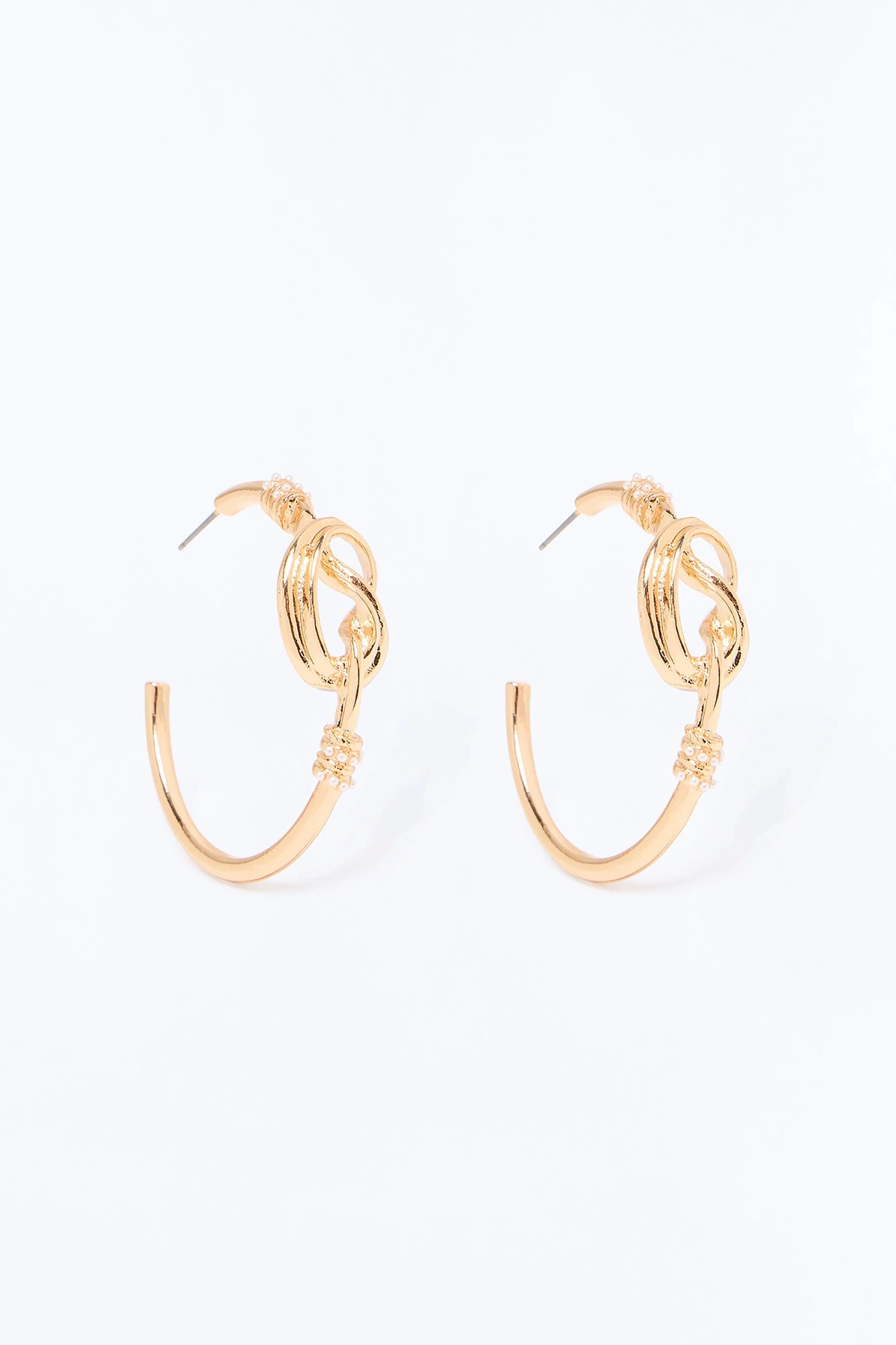 Infinity And Beyond Hoop Earrings - Gold — Dourado