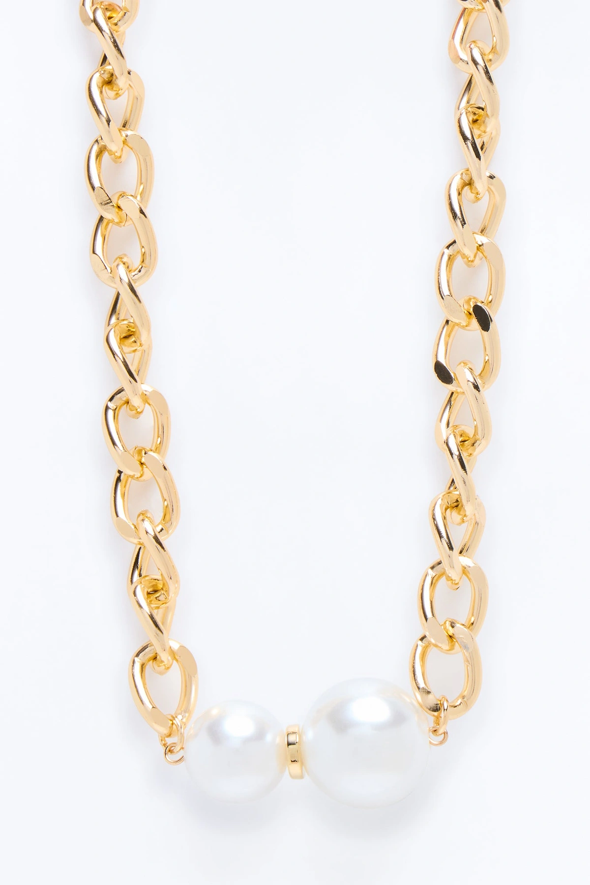 Pearl Kiss Choker - Gold — Dourado