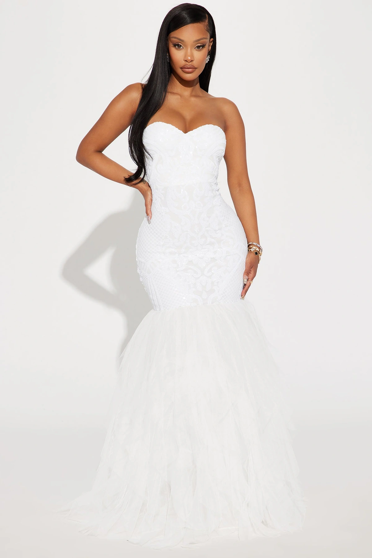 Grand Entrance Gown - White — Branco