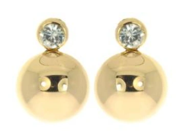 Point Made Drop Earrings - Silver — Prateado