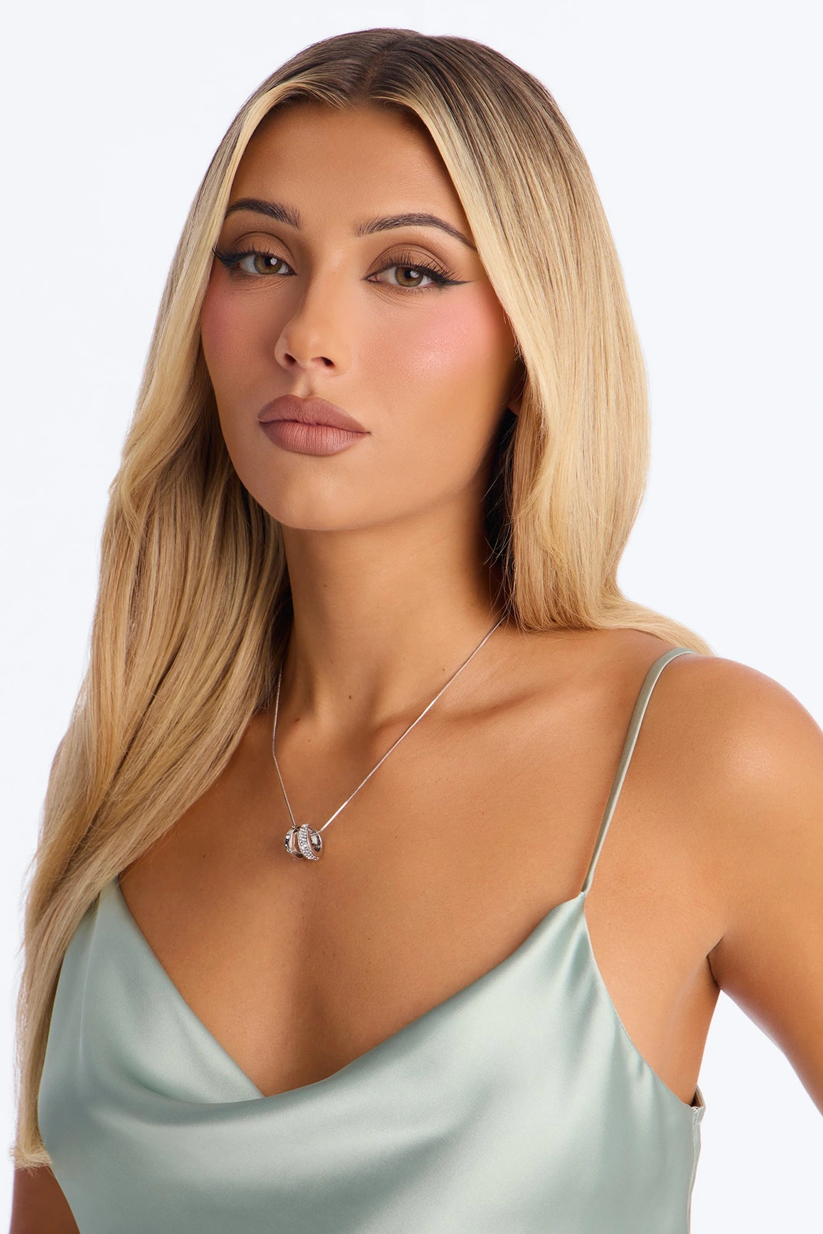 Pinky Promise Ring Necklace - Silver — Prateado