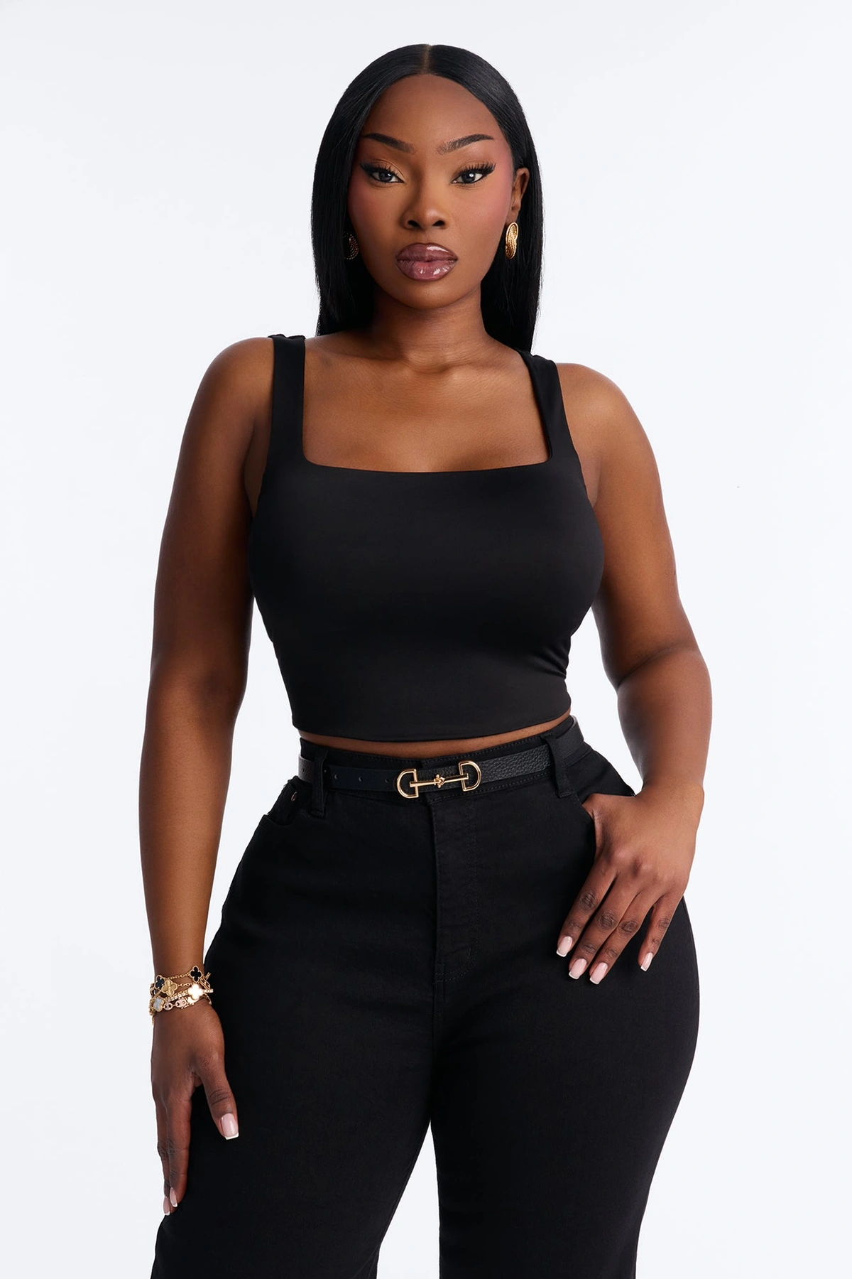 Taking Care Of Business 2 Piece Belt Set - Black/combo — Preto/combinação
