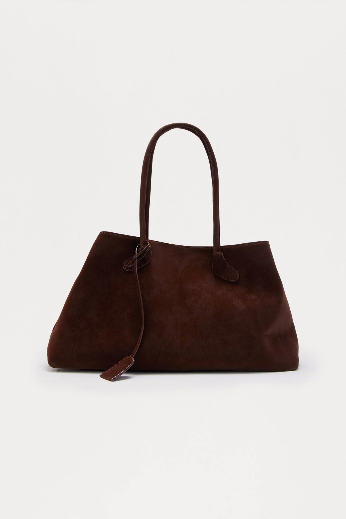 Monaco Moves Faux Suede Tote - Brown/combo — Castanho/combinação
