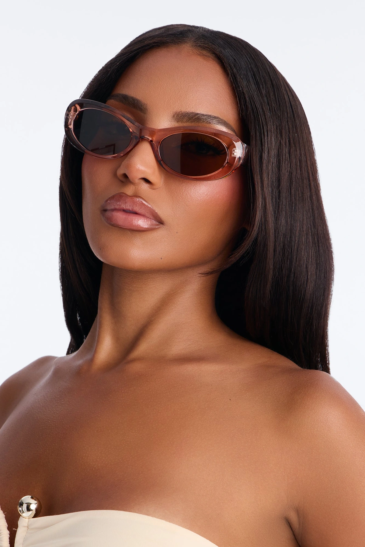Got An Attitude Sunglasses - Brown — Castanho
