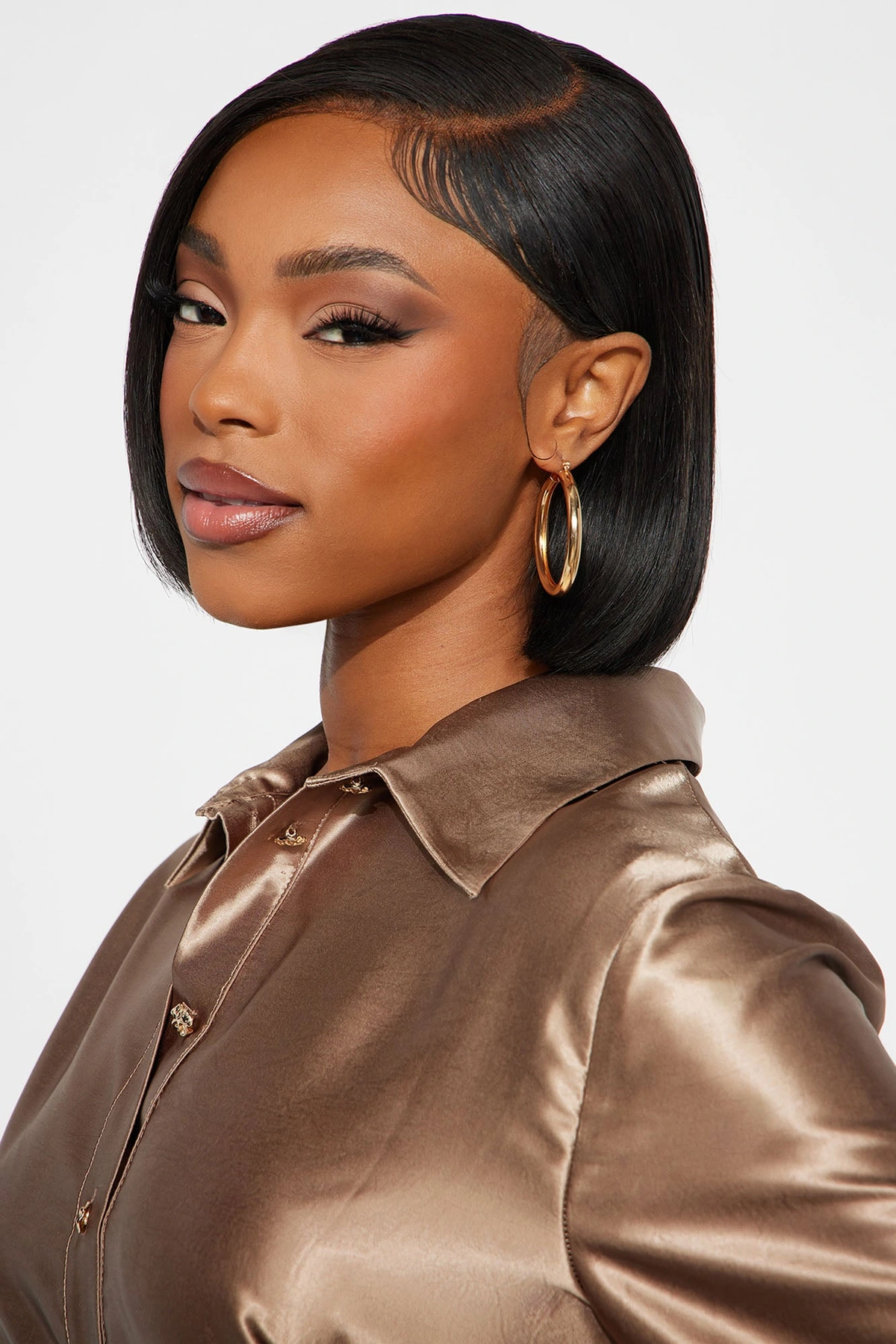Basic 3 Pair Hoop Earrings Set - Gold — Dourado