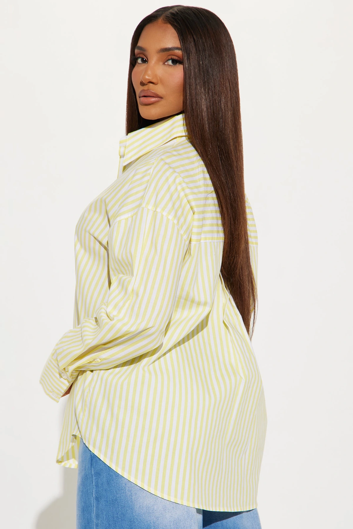 Newport Striped Shirt - Yellow/combo — Amarelo/combinação