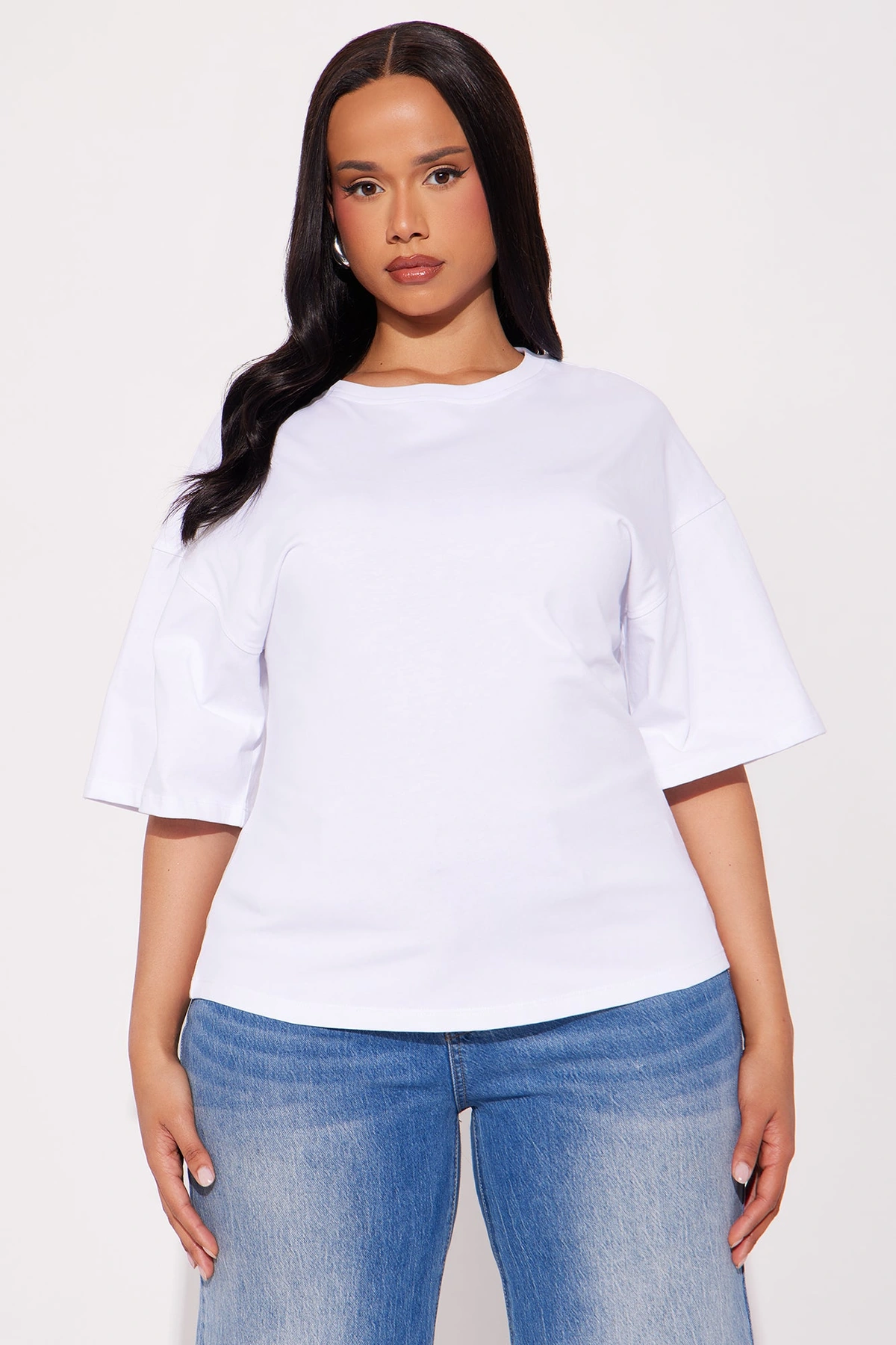 Jayden Fitted T-Shirt - White — Branco