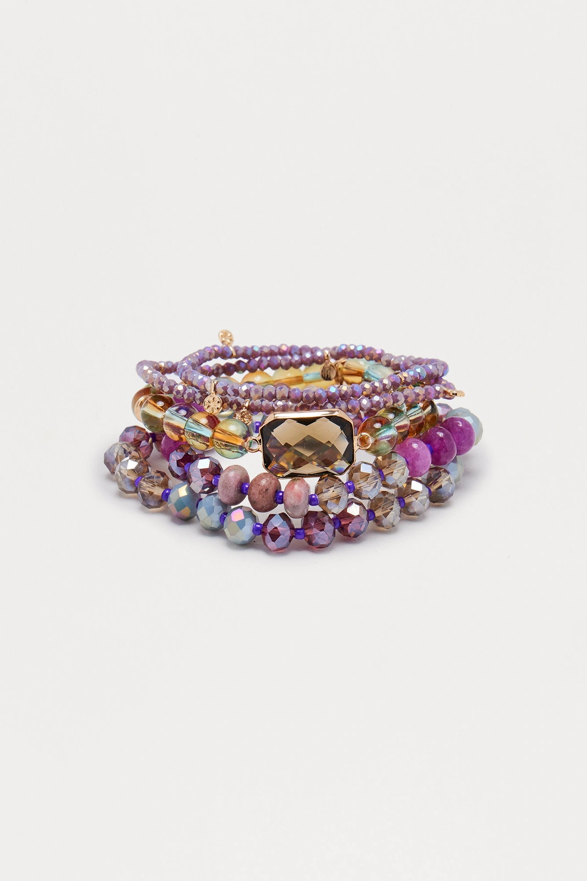 Feel Free 5pc Bracelet Set - Multi Color — Multicolor