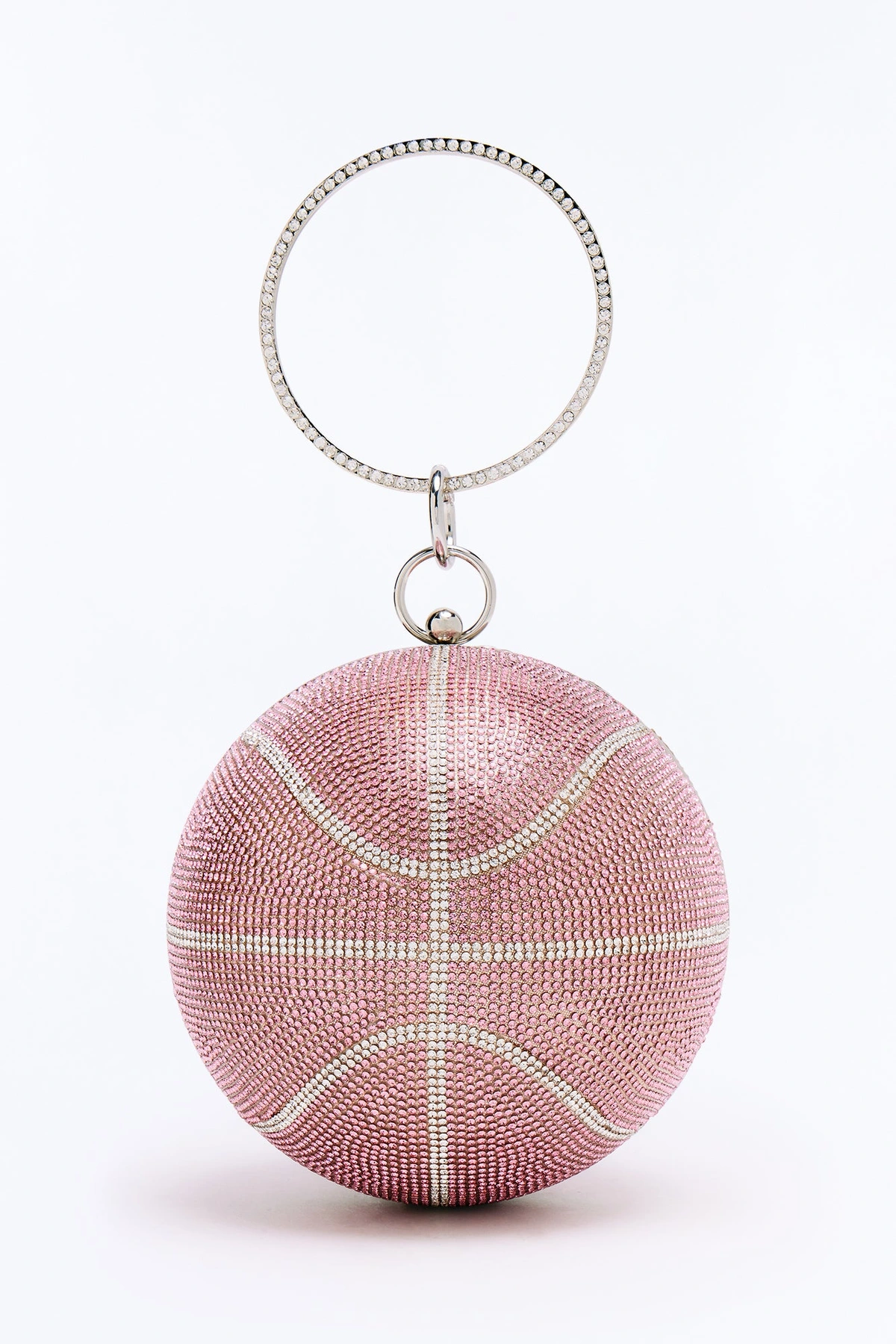 Courtside Seats Rhinestone Clutch - Pink/combo — Rosa/combinação
