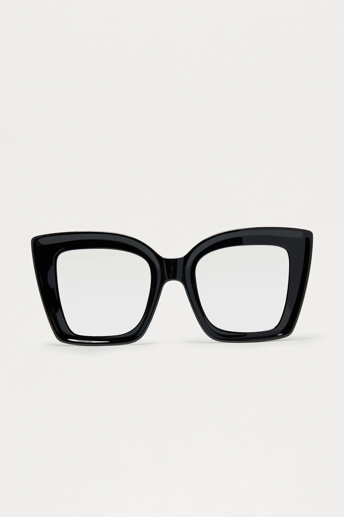 Zoe Square Blue Light Glasses - Black — Preto