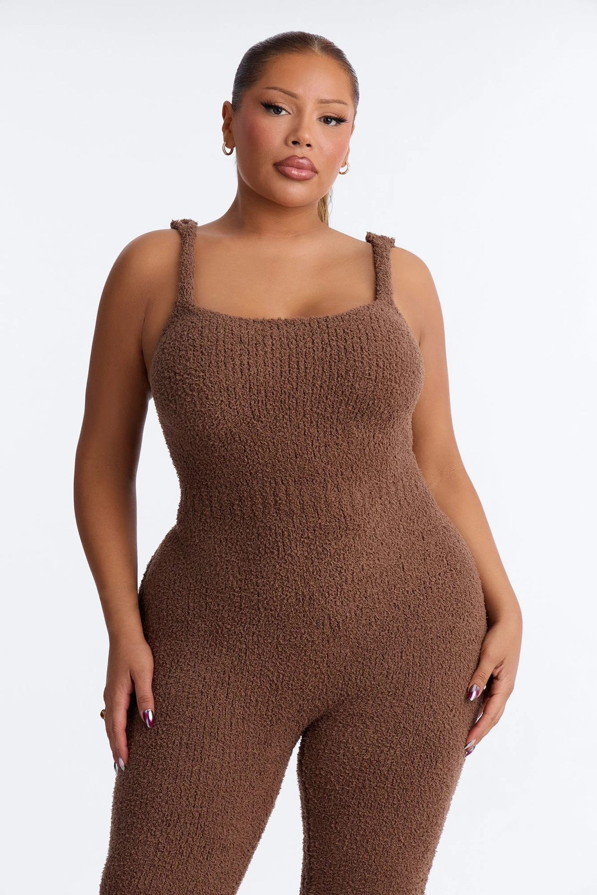 Living In It Jumpsuit Set - Mocha — Moca
