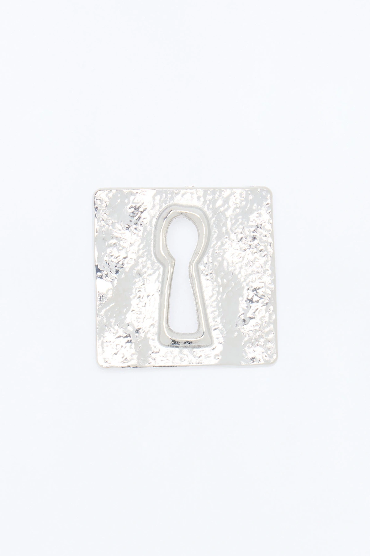 Missing Key Brooch - Silver — Prateado