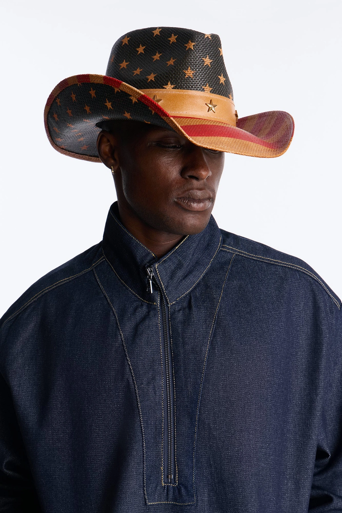 Cue The Fireworks Cowboy Hat - Multi Color — Multicolor