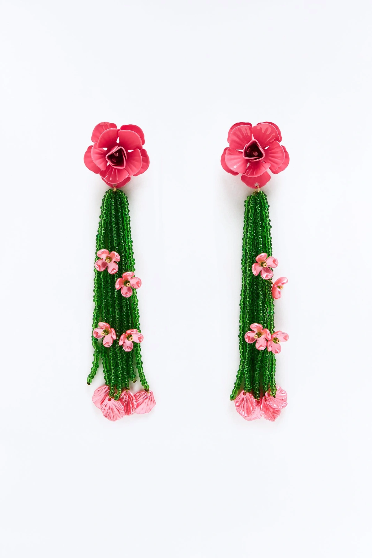 Happiest With You Floral Earrings - Pink/combo — Rosa/combinação