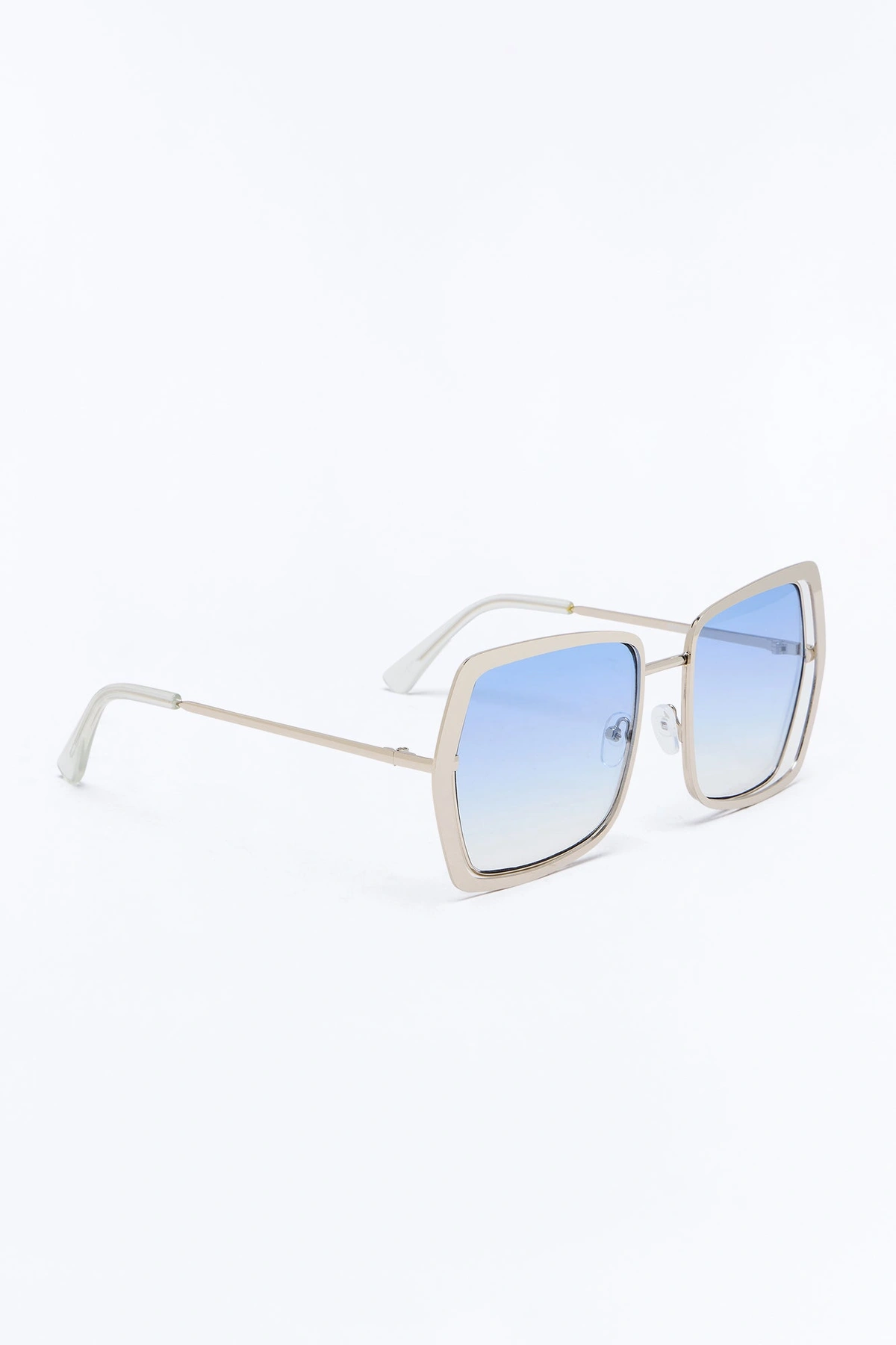 Retro Rebel Sunglasses - Silver/Blue — Prateado/Azul