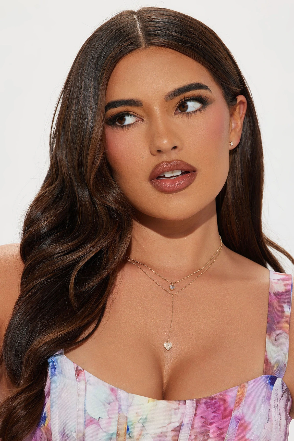 Never Letting You Go Heart Necklace - Gold — Dourado