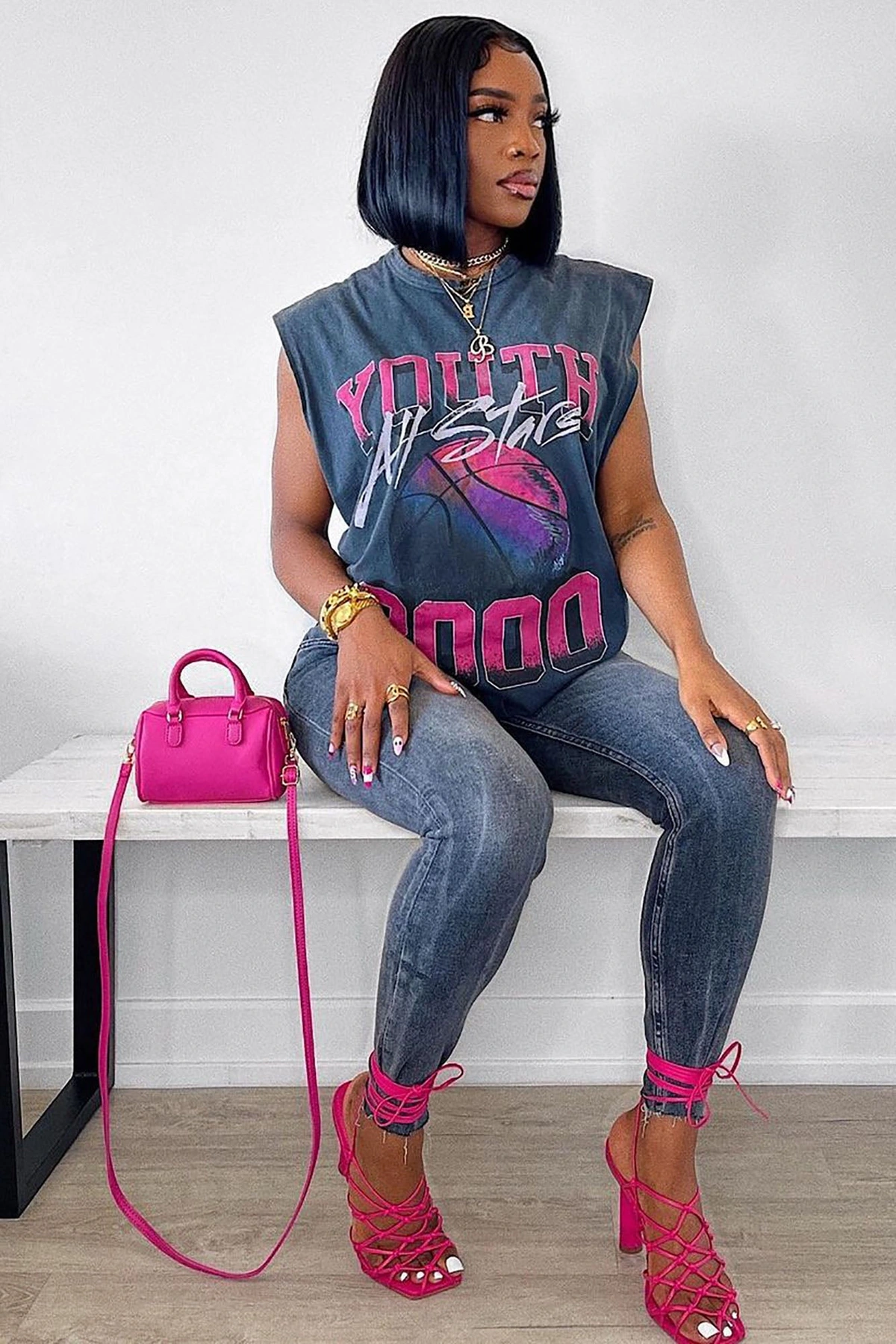 Mila Mini Bag - Pink — Rosa