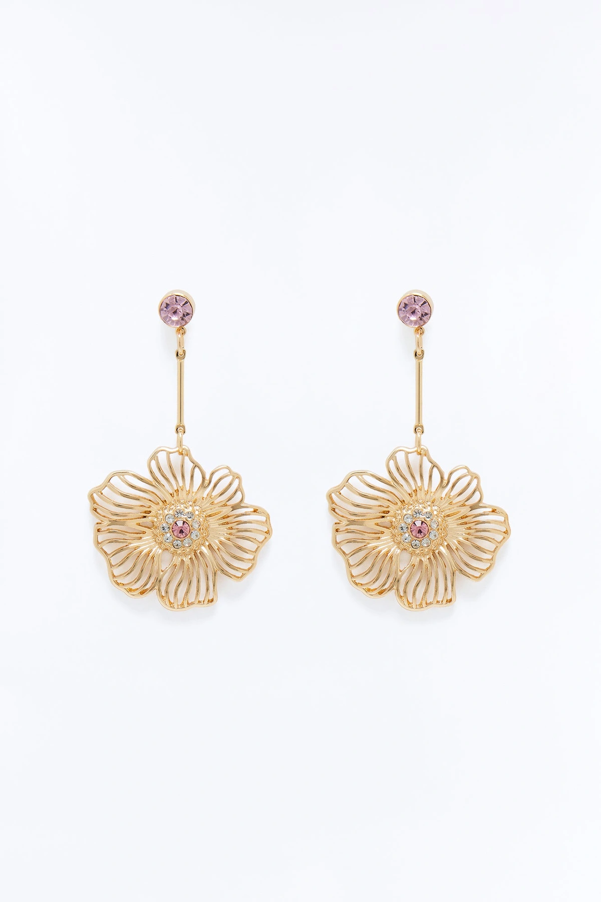 Little Miss Petal Earrings - Pink — Rosa