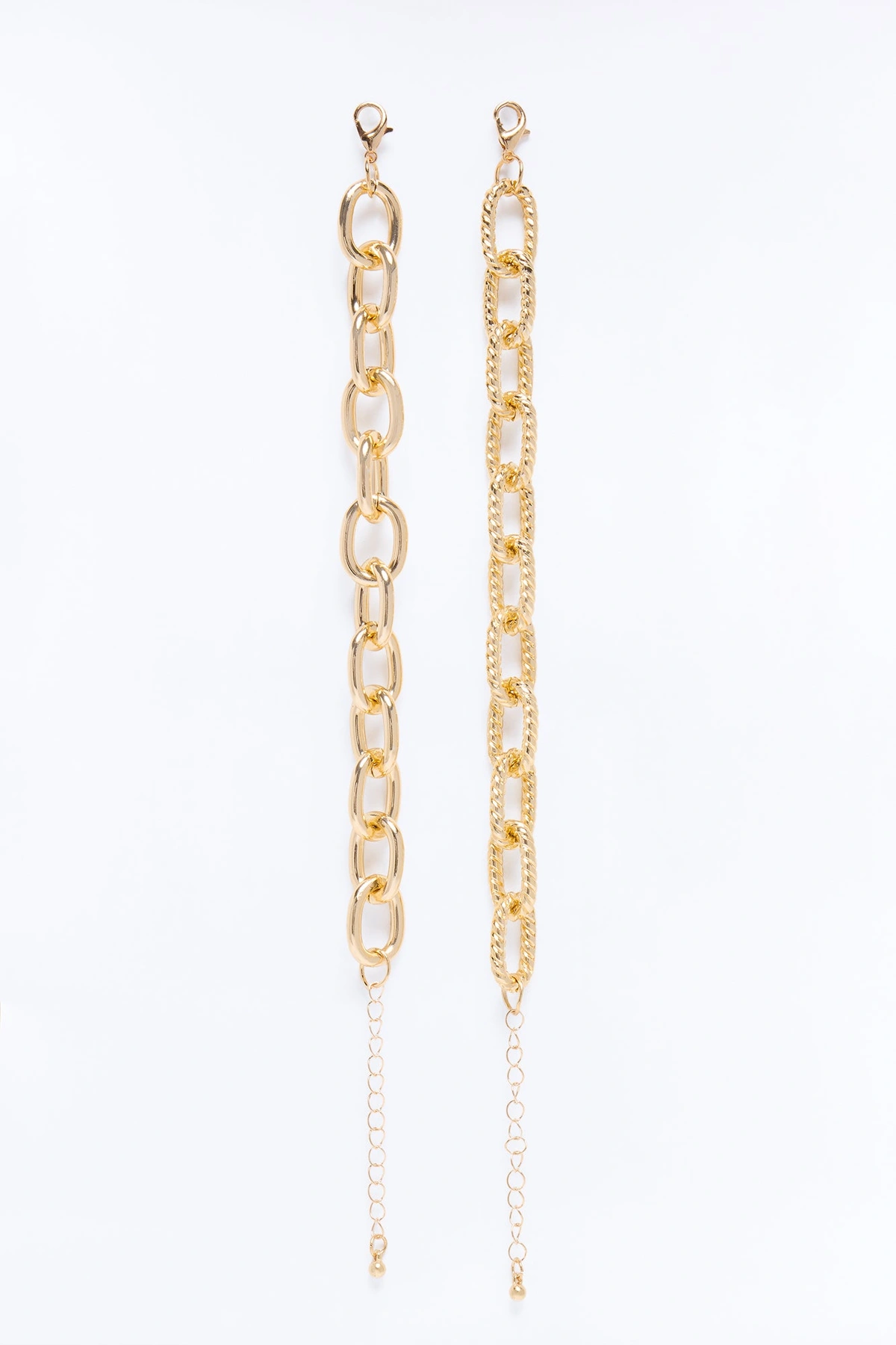 Crew Link 2 Piece Bracelet Set - Gold — Dourado