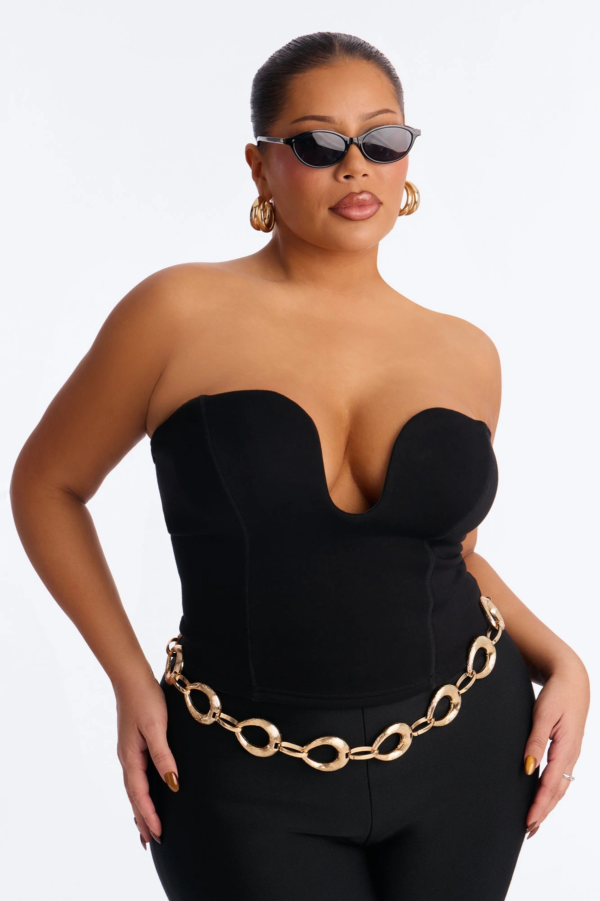 At The Waist Chain Belt - Gold — Dourado