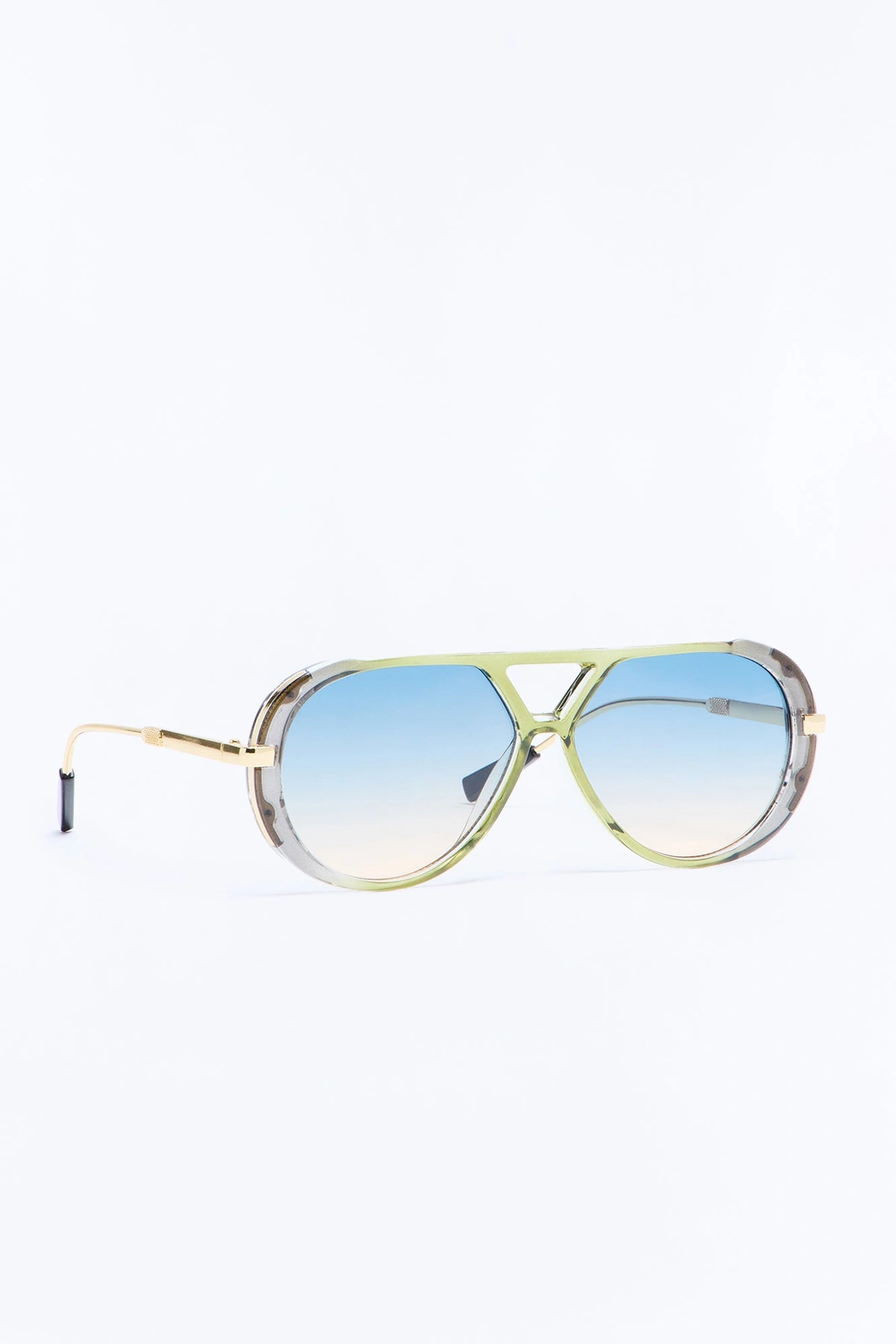 Lightning Wave Sunglasses - Green/combo — Verde/combinação