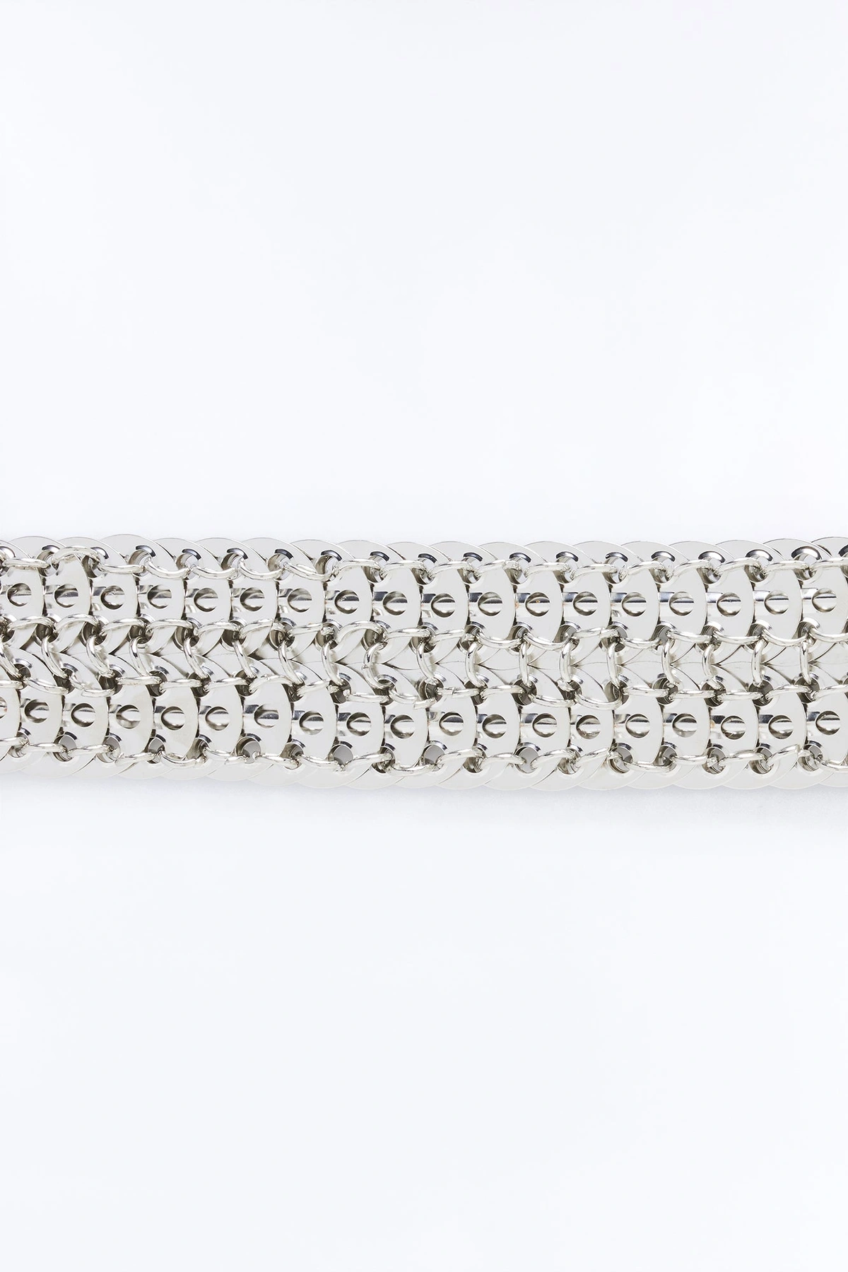 Interwired Chain Belt - Silver — Prateado