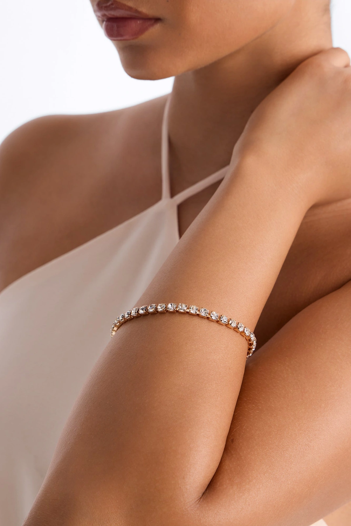 Divine Tennis Bracelet - Gold — Dourado