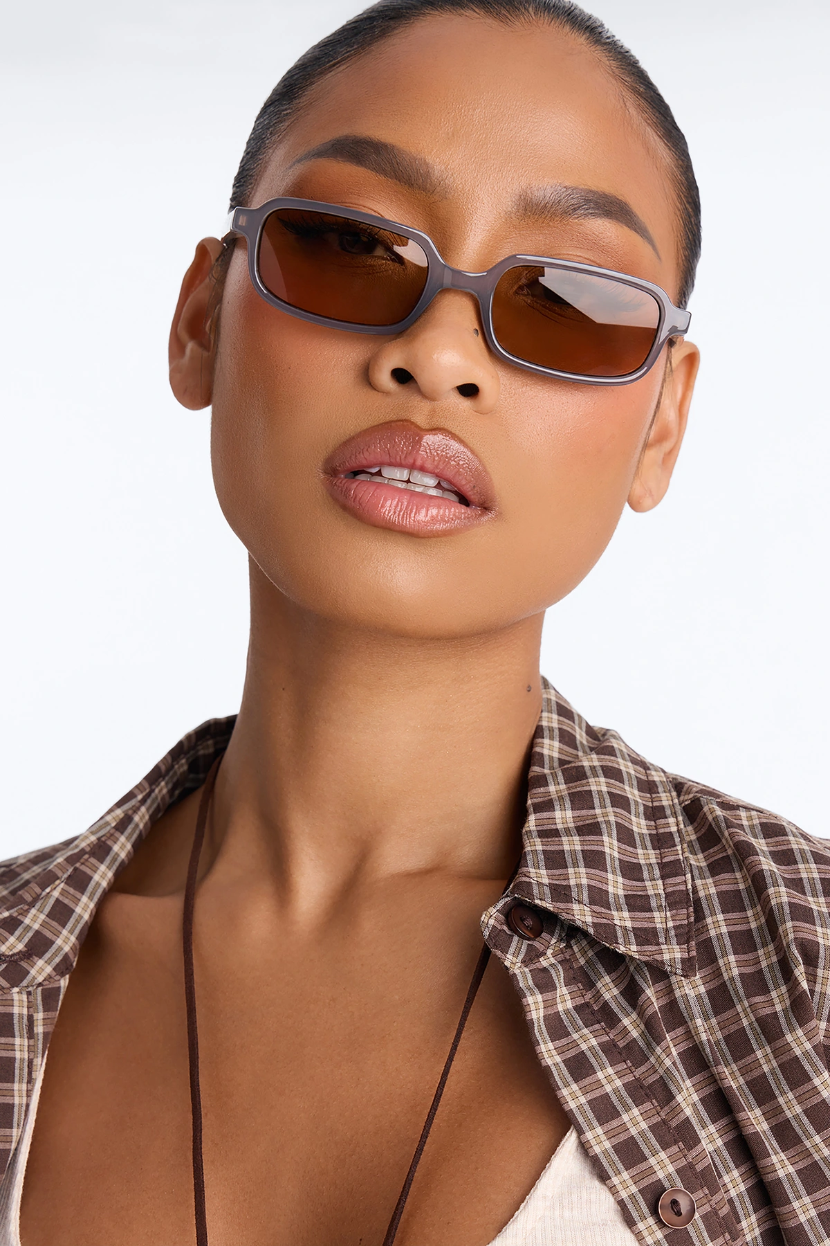 Have It Her Way Sunglasses - Grey — Cinzento