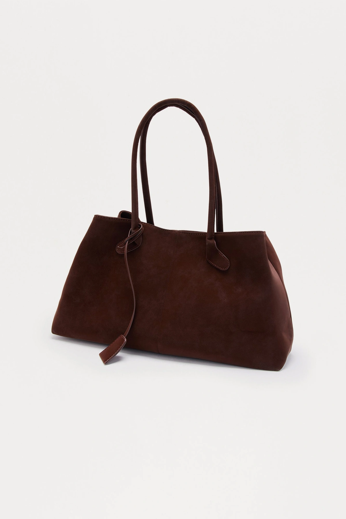 Monaco Moves Faux Suede Tote - Brown/combo — Castanho/combinação