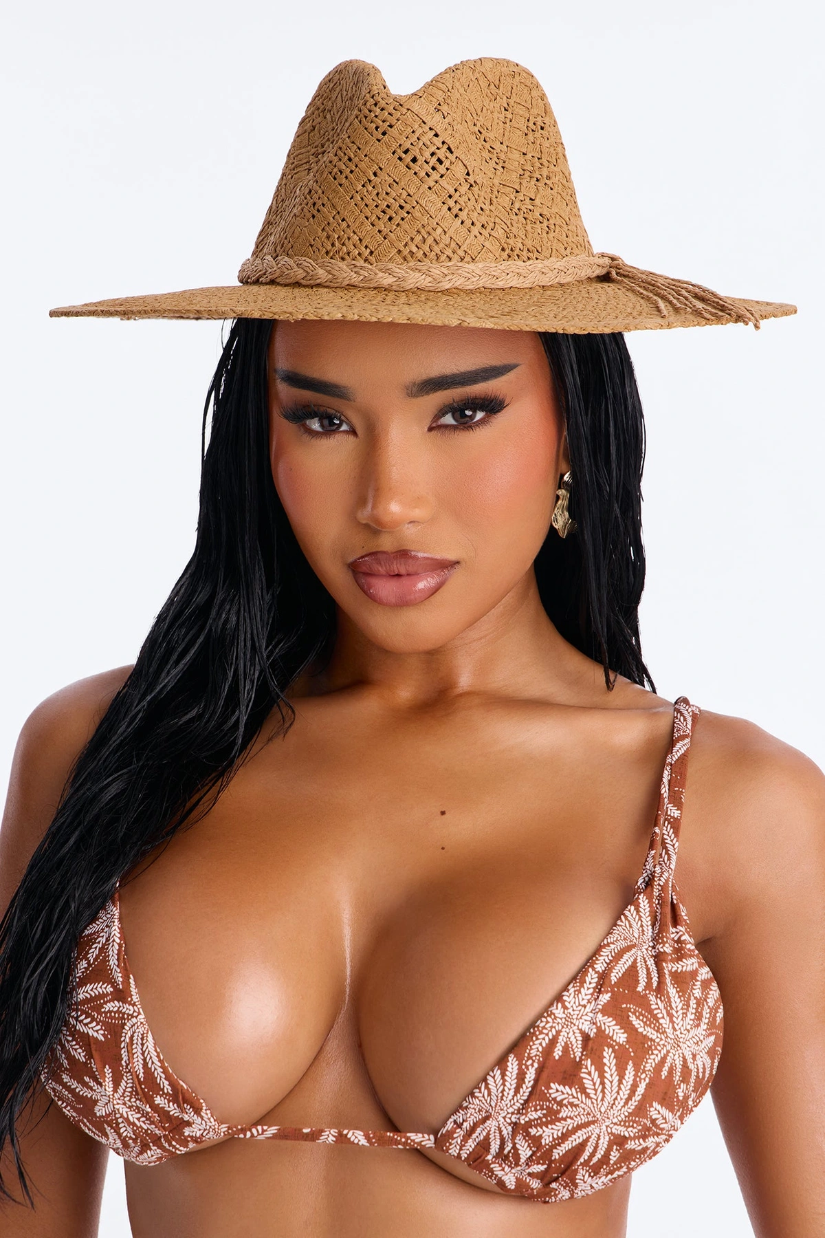Emails Will Wait Straw Sun Hat - Tan — Castanho-claro