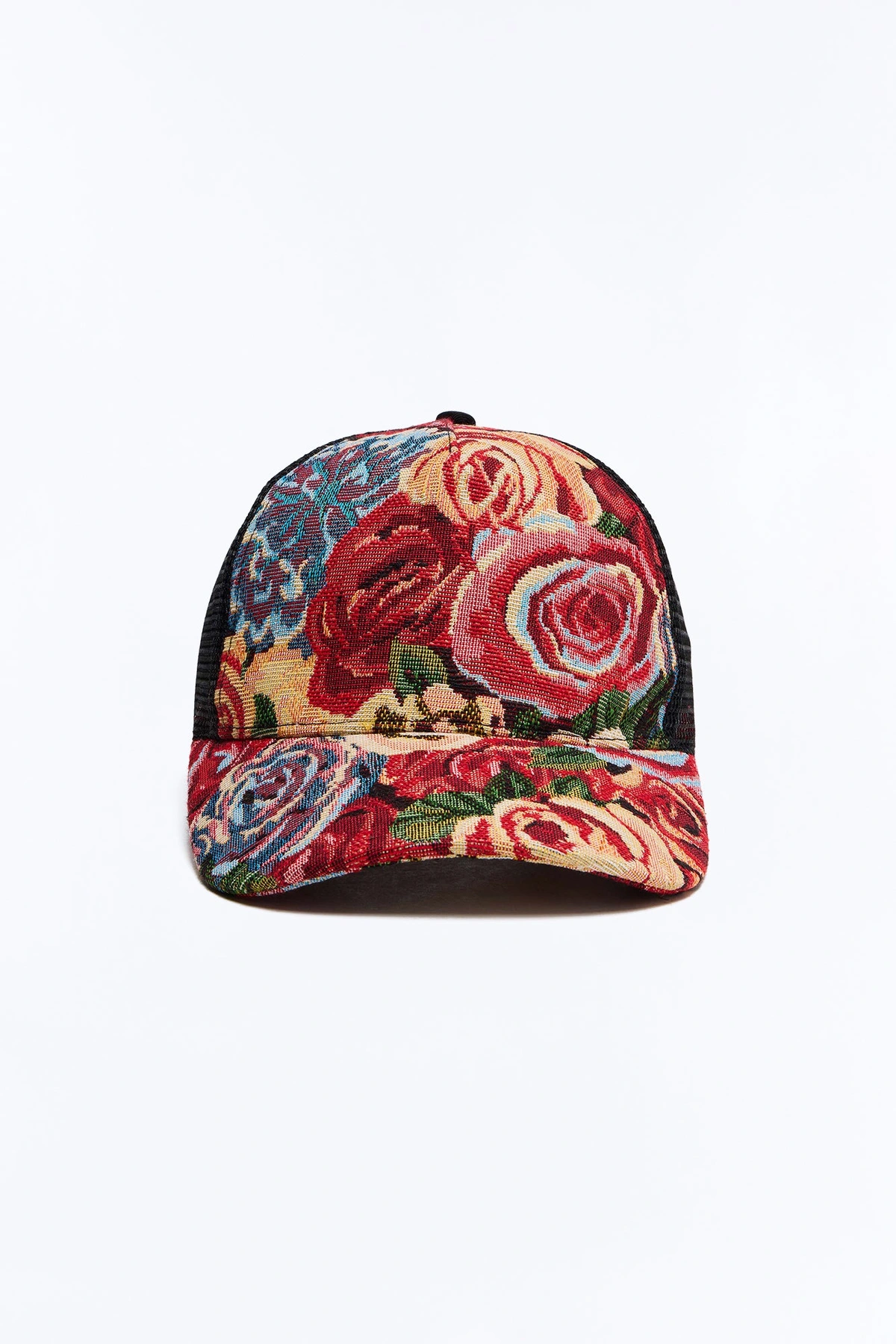 Red Red Roses Trucker Hat - Multi Color — Multicolor