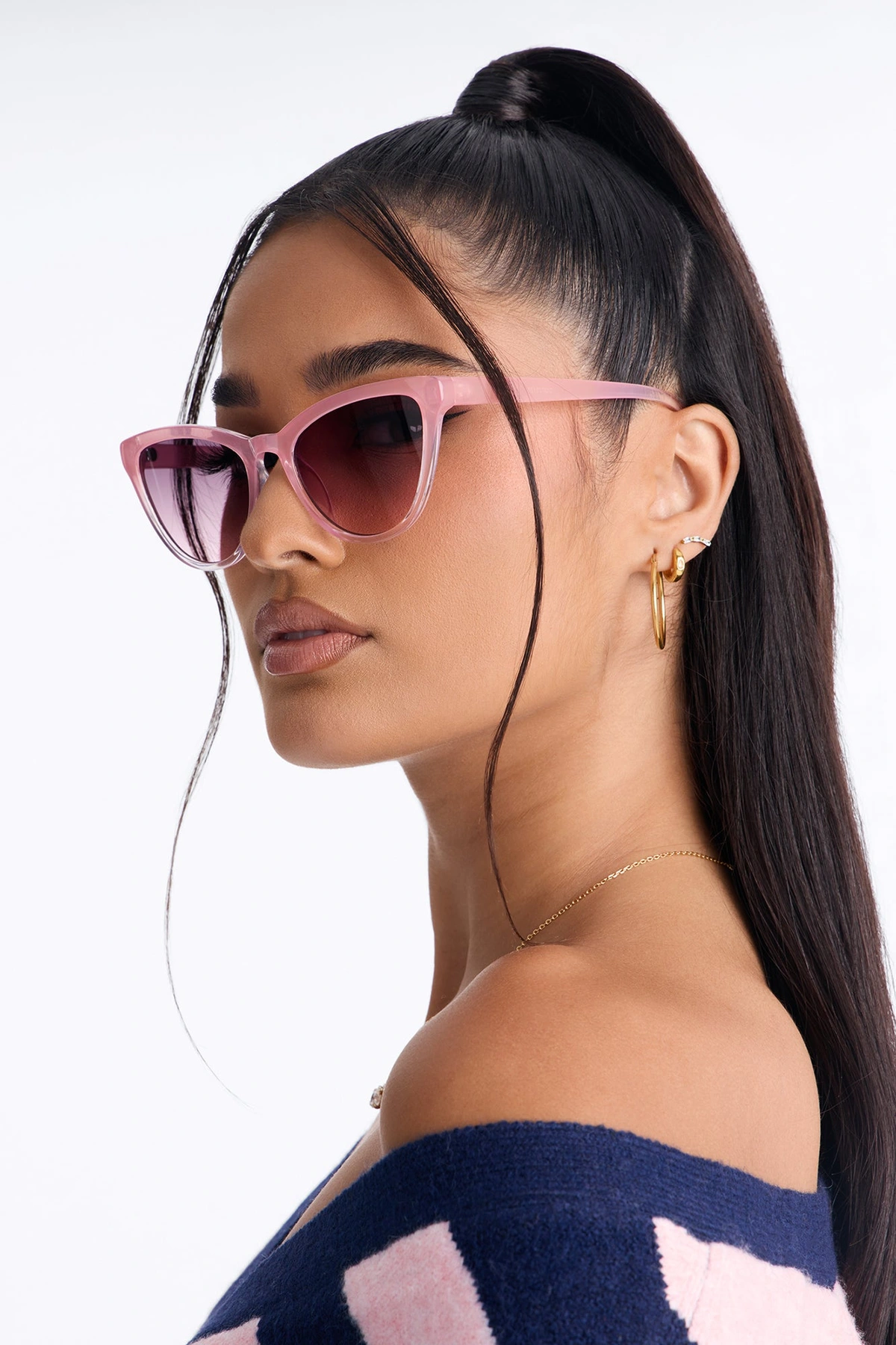 Strut That Walk Sunglasses - Pink — Rosa