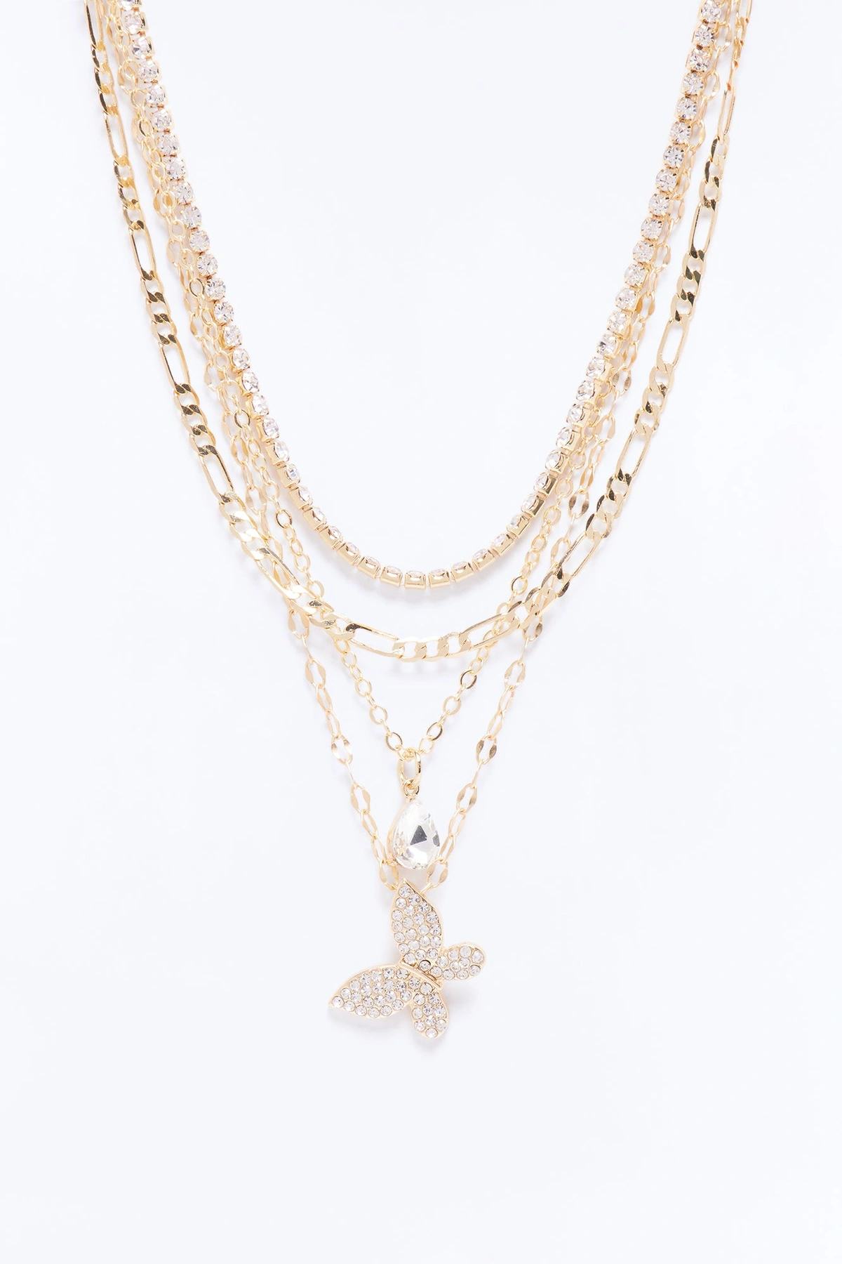 Daydreams Layered Necklace - Gold — Dourado