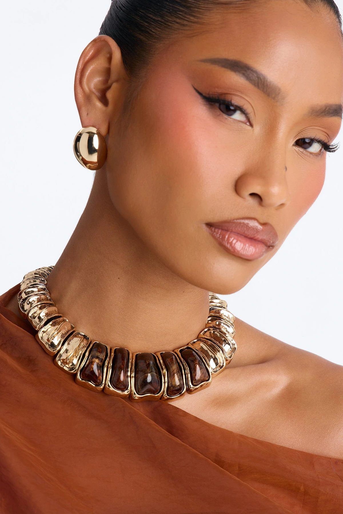 Isle Zen Necklace - Gold/combo — Dourado/combinação