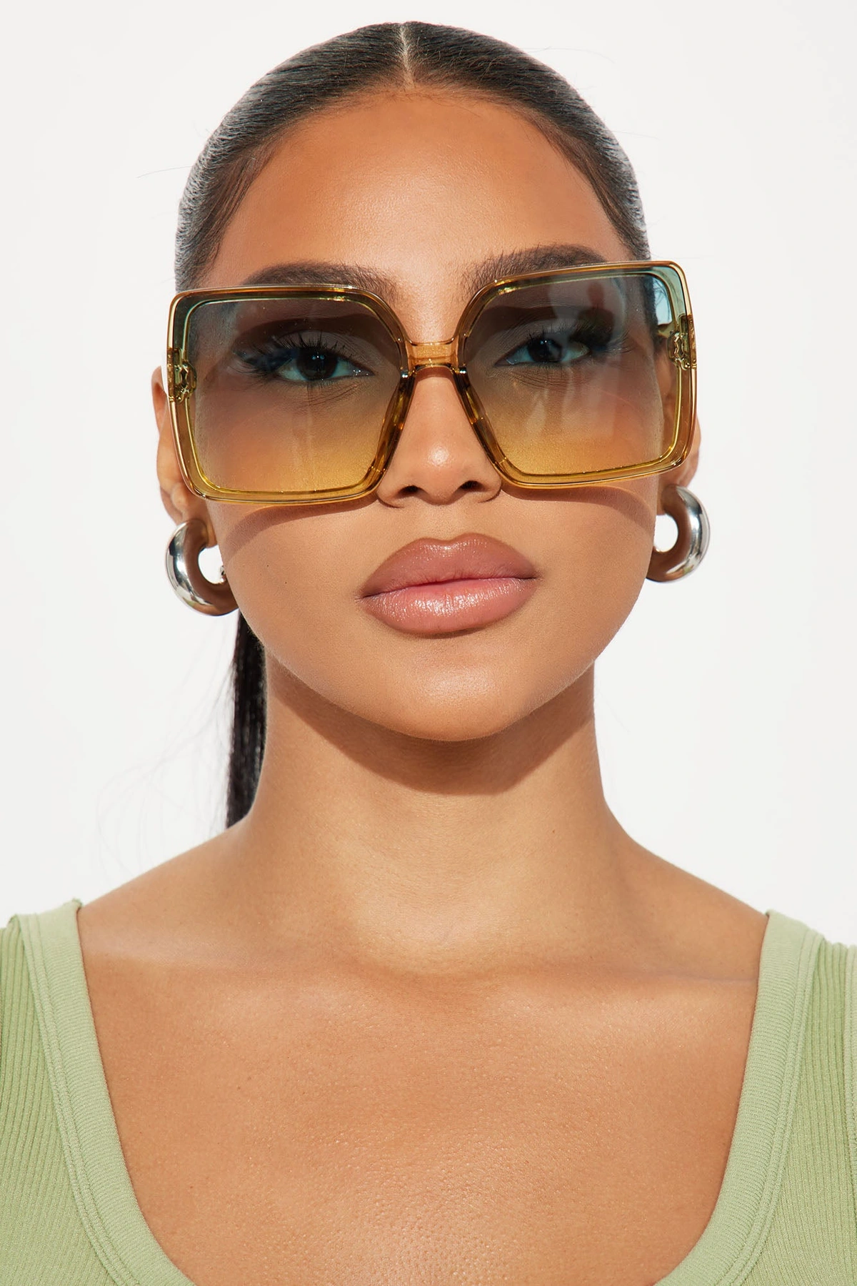 Cocktail Girly Sunglasses - Green/combo — Verde/combinação