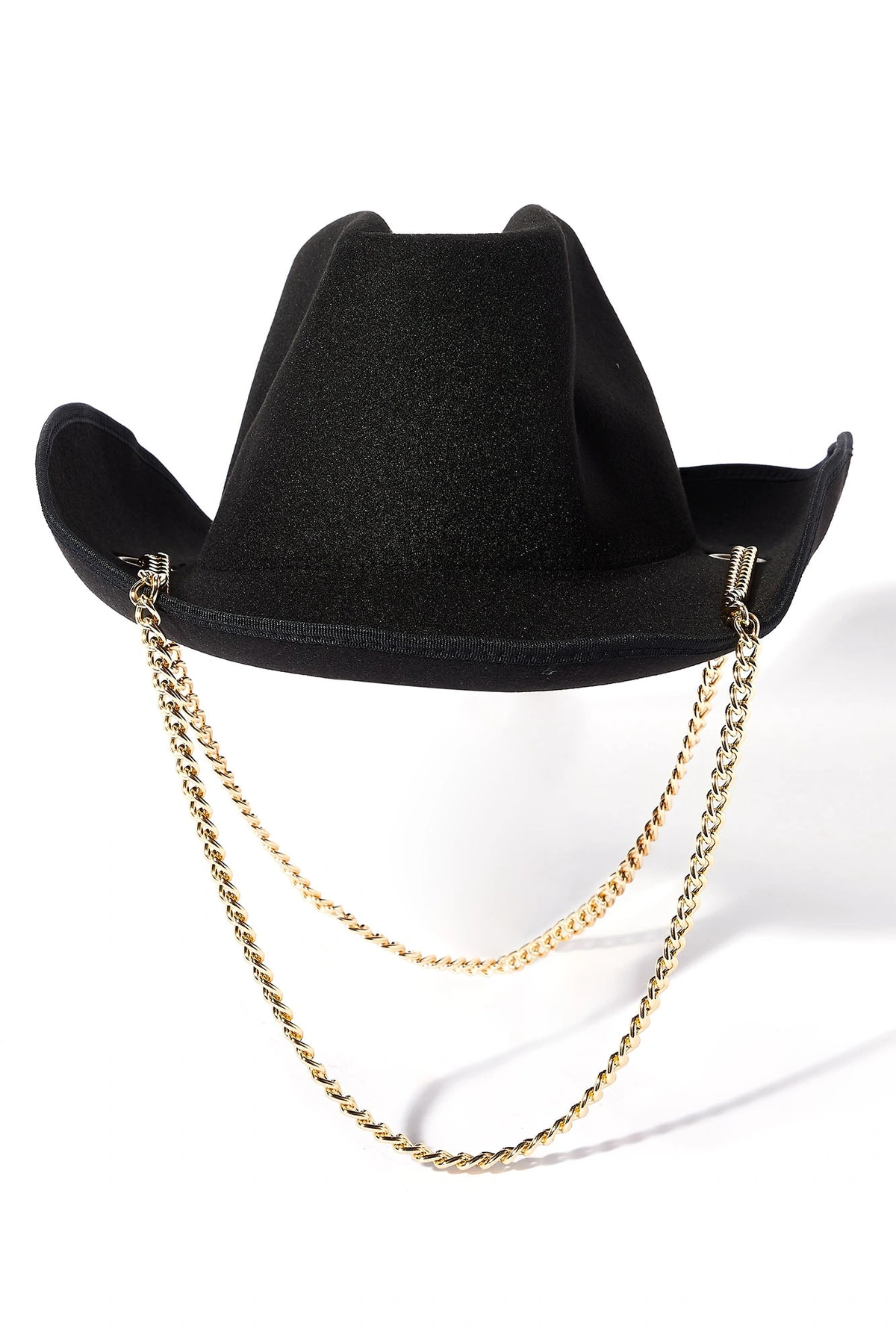 Western Chic Cowboy Hat - Black — Preto