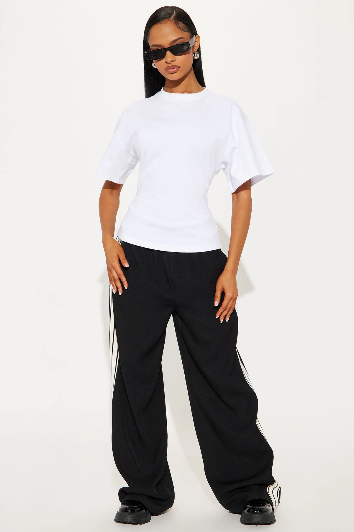 Jayden Fitted T-Shirt - White — Branco