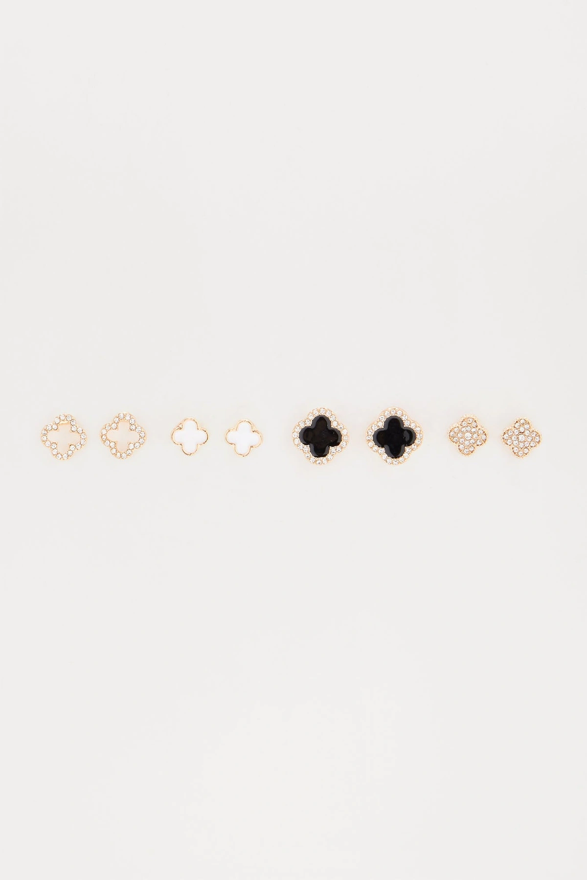 Alix 4 Piece Earring Set - Gold/combo — Dourado/combinação