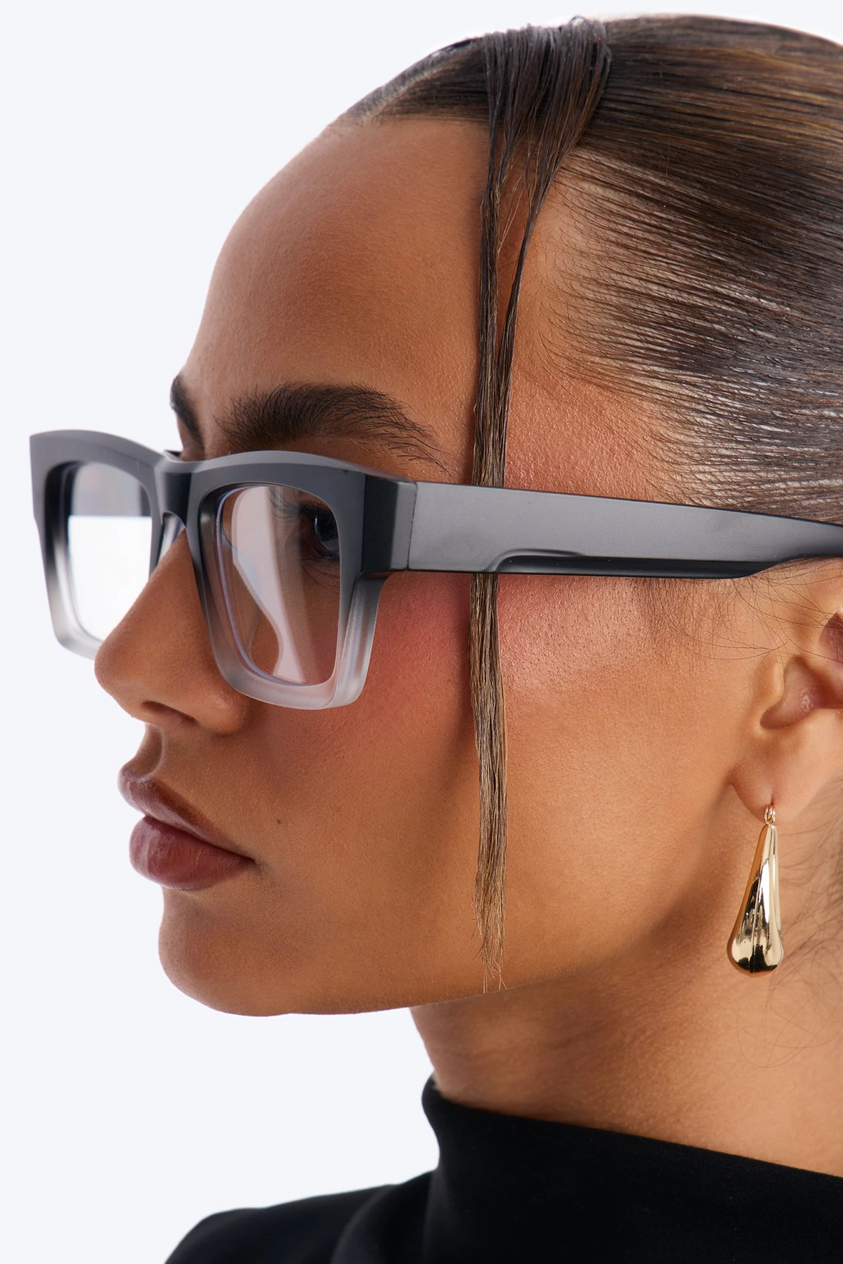 Working Overtime Sunglasses - White/Black — Branco/Preto