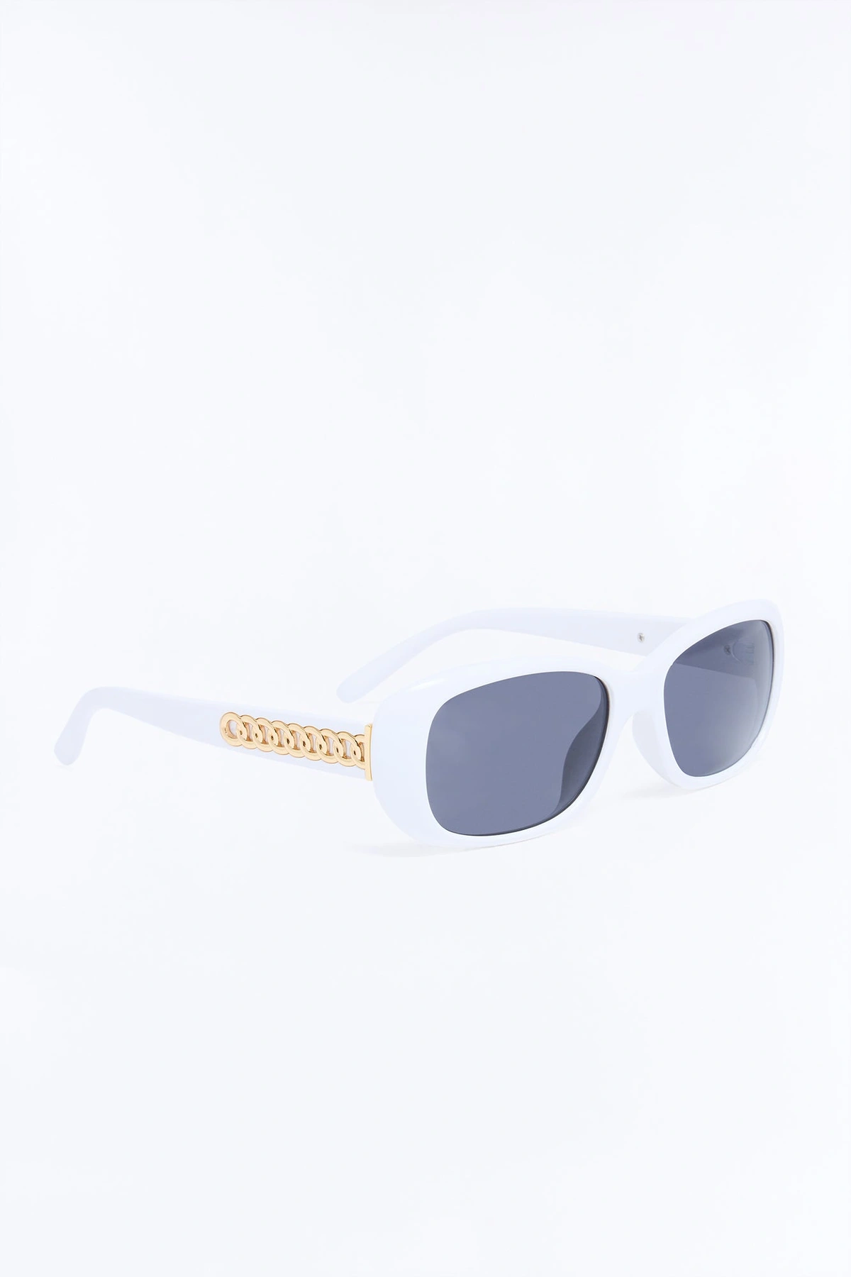 Not Worth The Drama Sunglasses - White — Branco