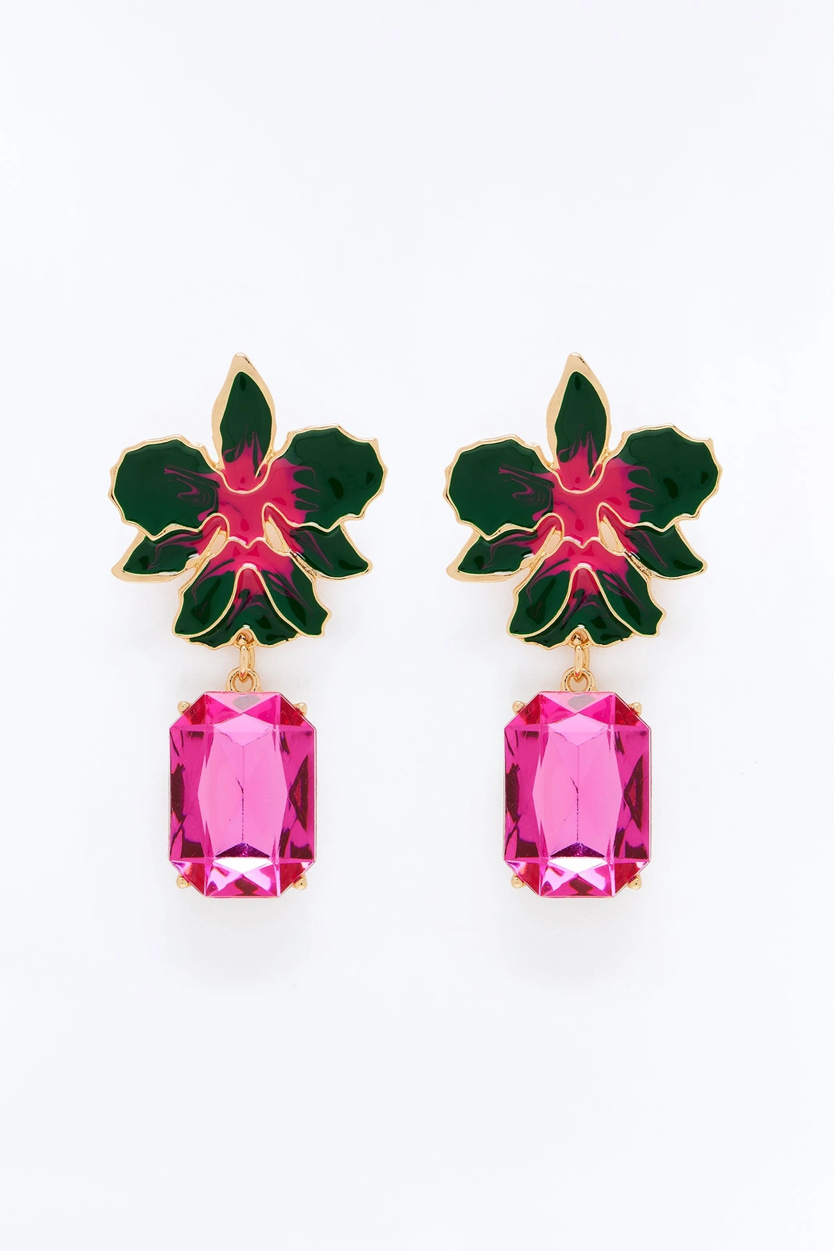 Vacay Breeze Earrings - Fuchsia/combo — Fúcsia/combinação