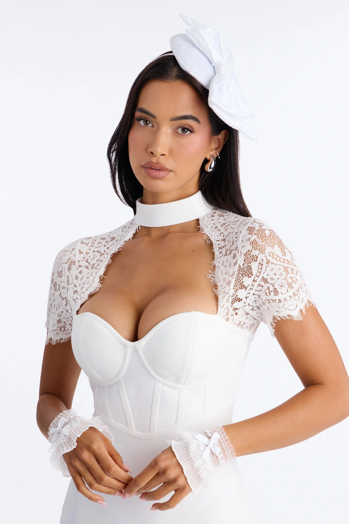 The Bow Moment Fascinator - Ivory — Marfim