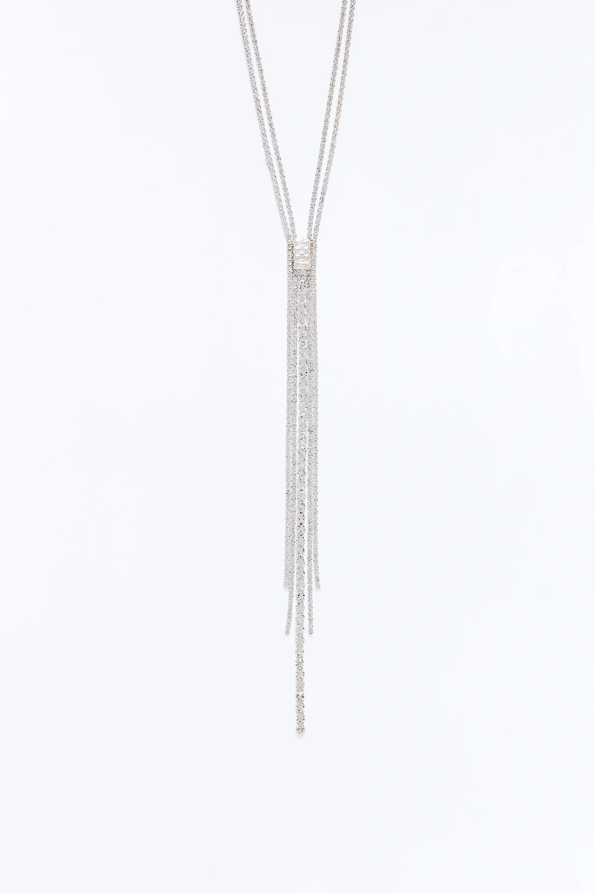 Making Magic Happen Lariat Necklace - Silver — Prateado
