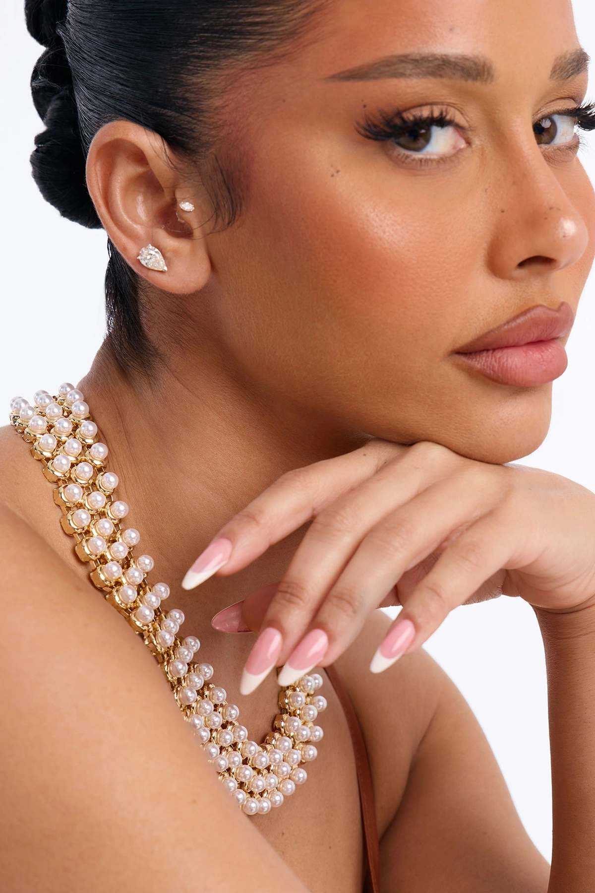 Feeling Lucky Pearl Choker - Gold/combo — Dourado/combinação