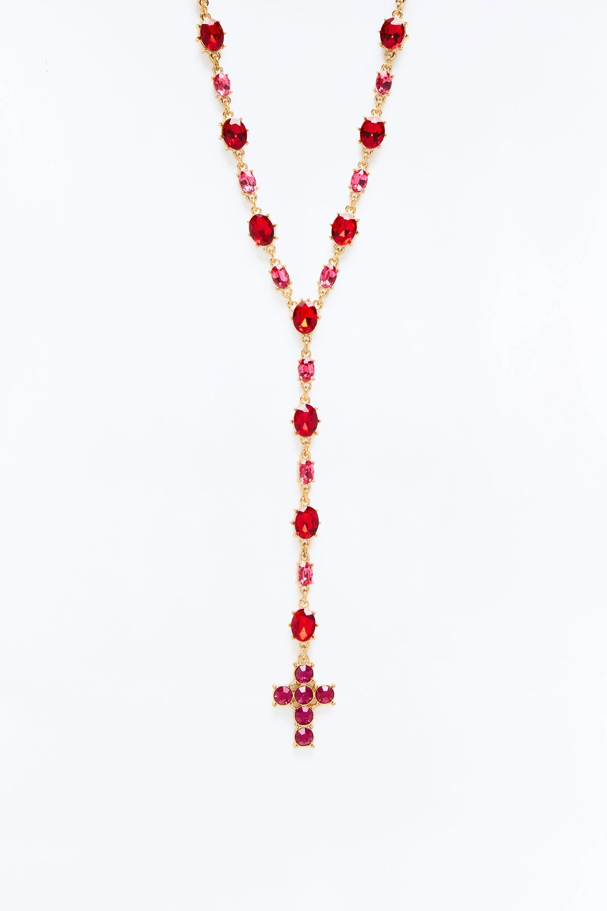 So Divine Lariat Necklace - Red/combo — Vermelho/combinação