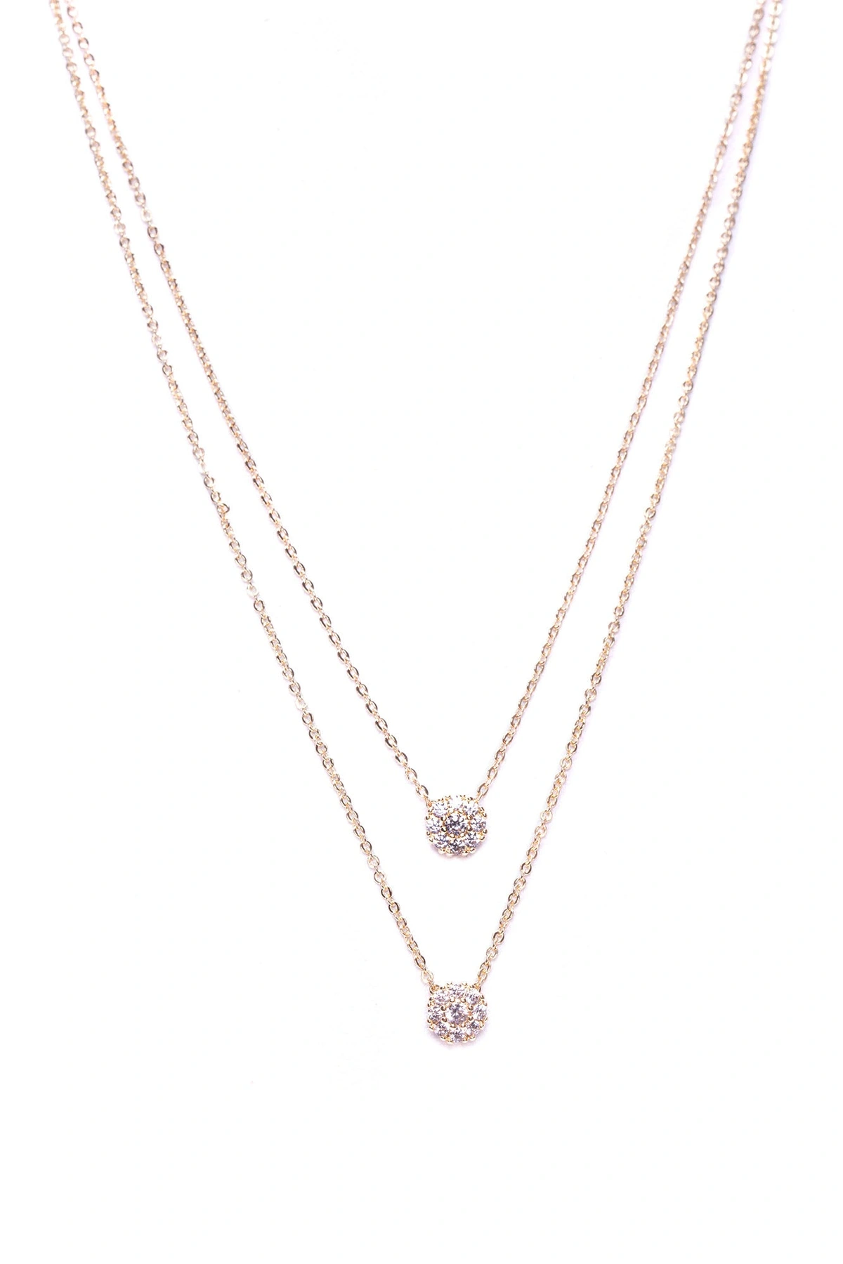 Dianna Dainty Layered Necklace - Gold — Dourado